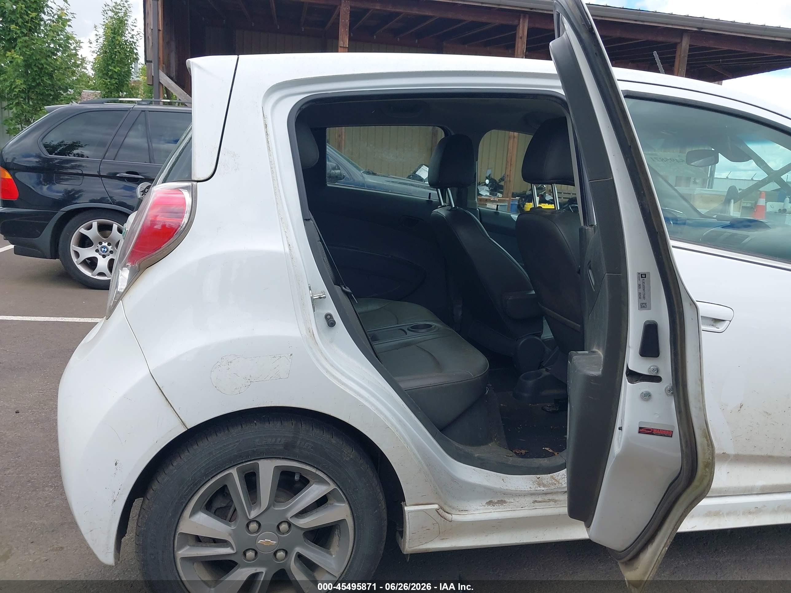 2015 Chevrolet Spark Ev 2lt White vin: KL8CL6S0XFC724301