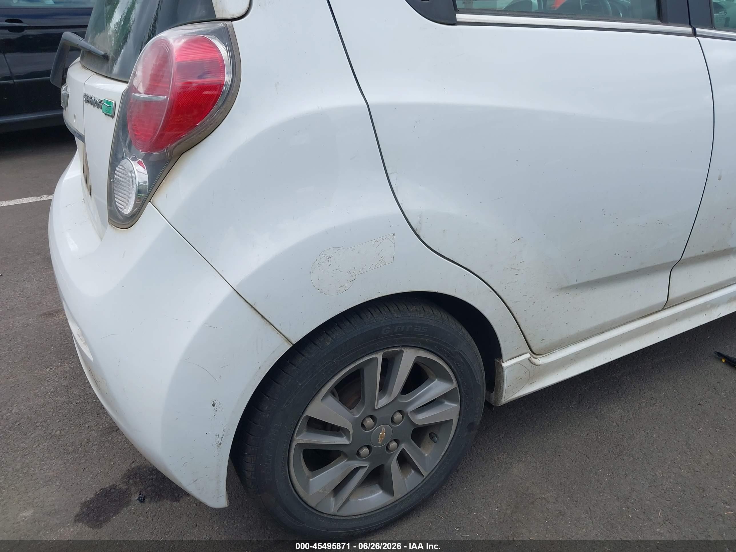 2015 Chevrolet Spark Ev 2lt White vin: KL8CL6S0XFC724301
