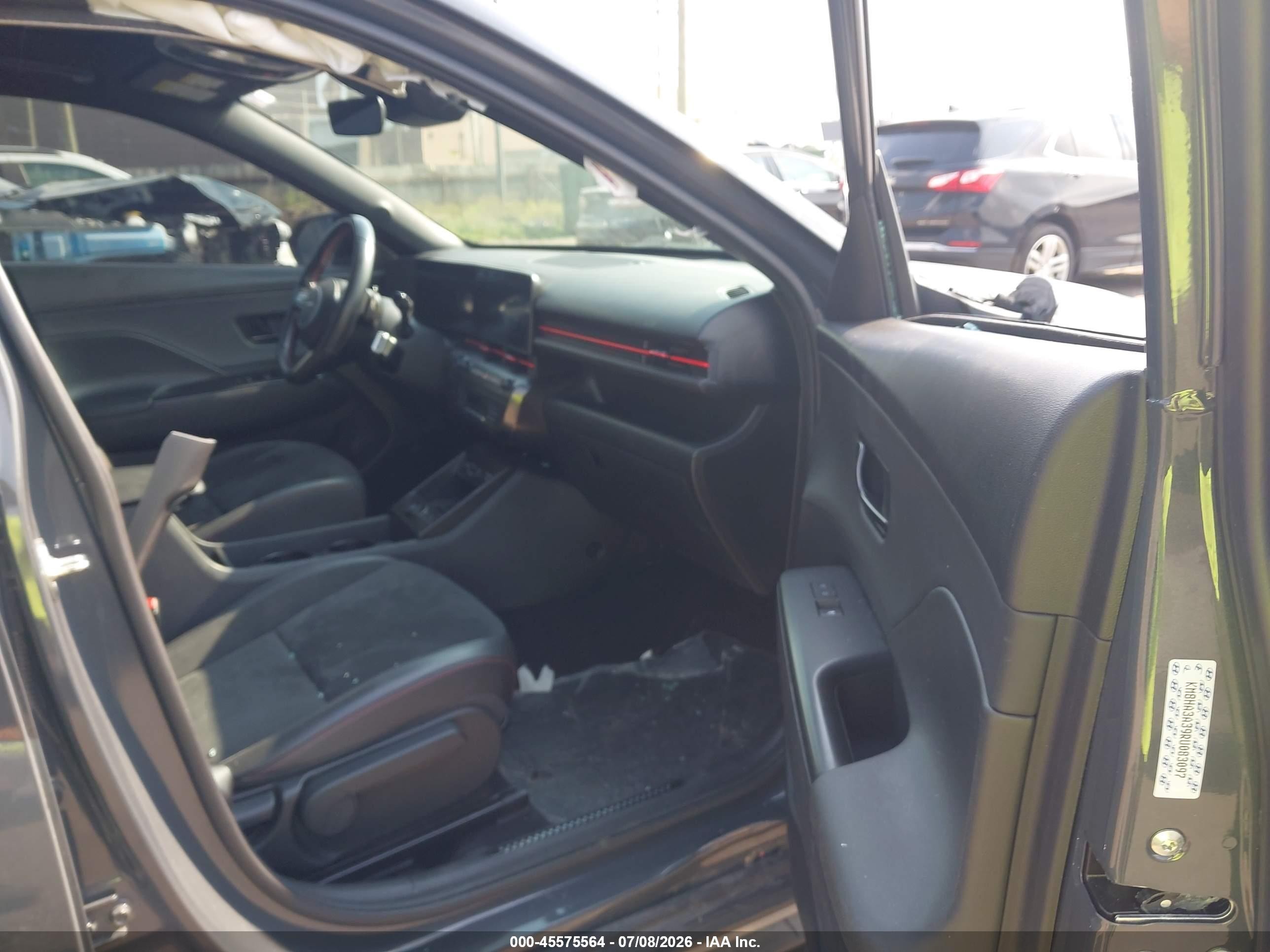 2024 Hyundai Kona N Line Gray vin: KM8HA3A39RU083097