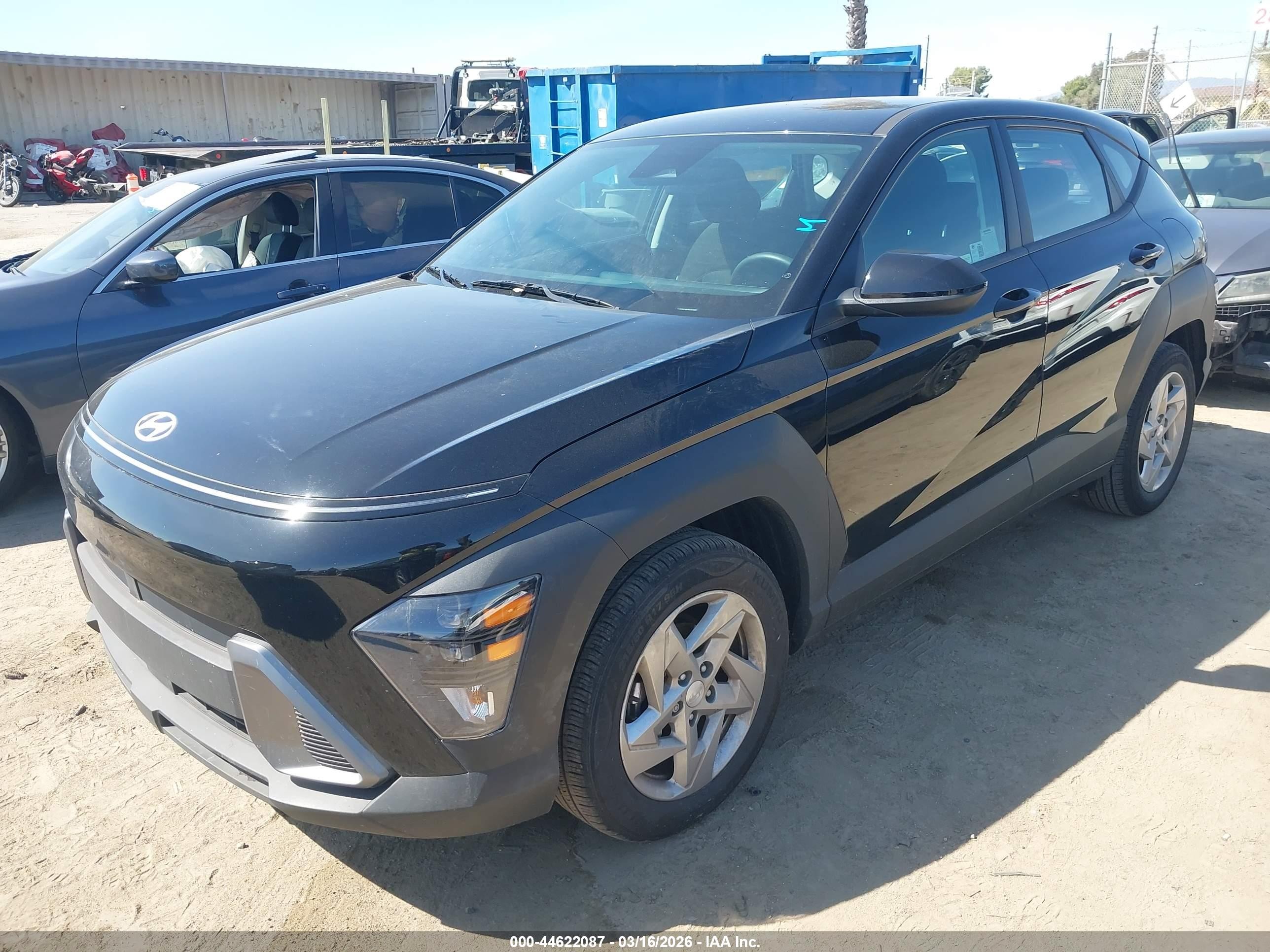 2024 Hyundai Kona Se Черный vin: KM8HA3AB3RU097651