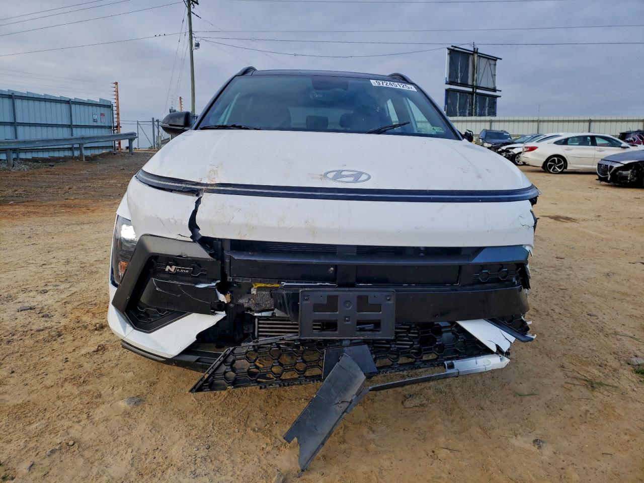 2024 Hyundai Kona N Line Белый vin: KM8HACA33RU118409