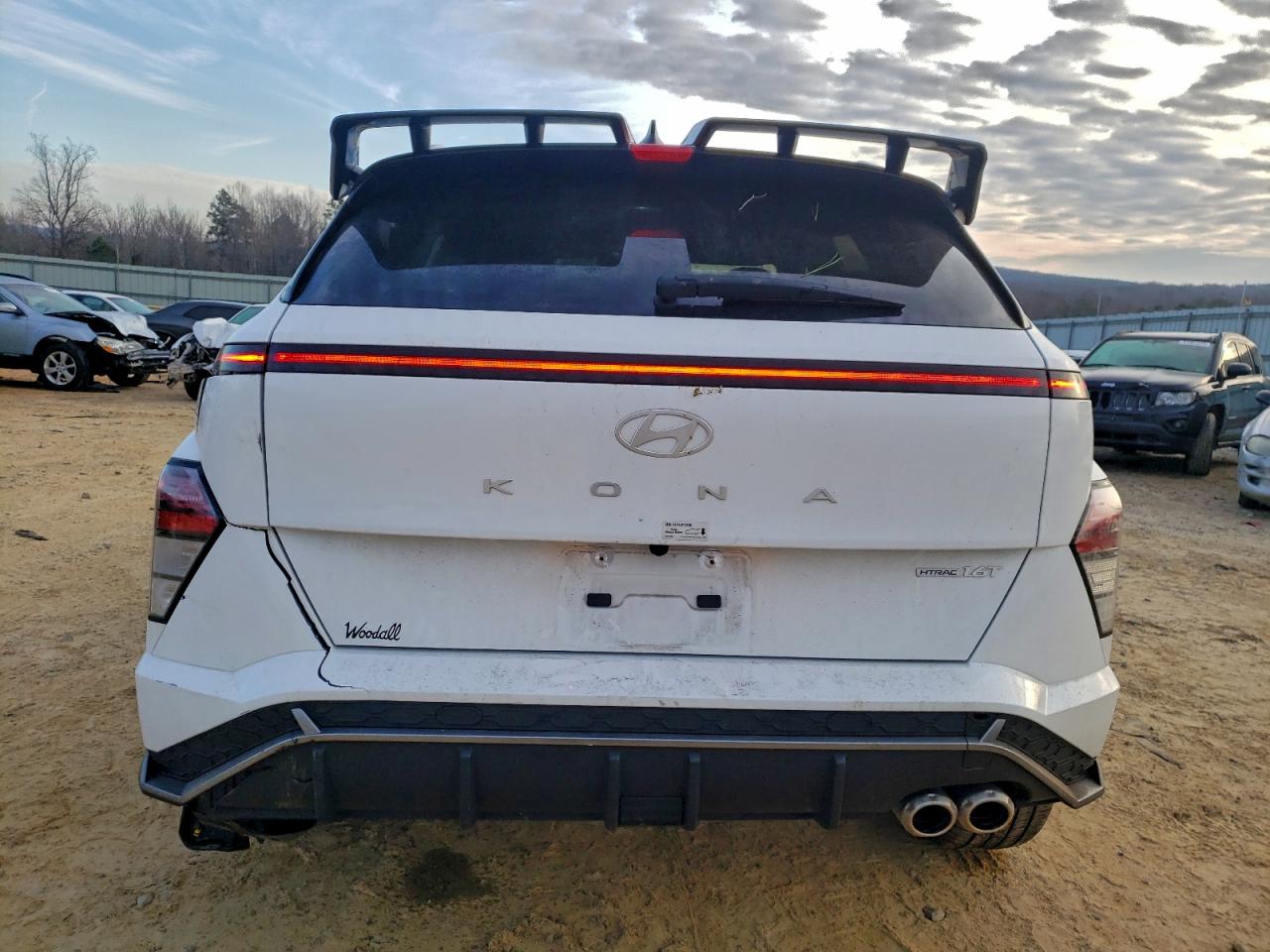 2024 Hyundai Kona N Line Белый vin: KM8HACA33RU118409