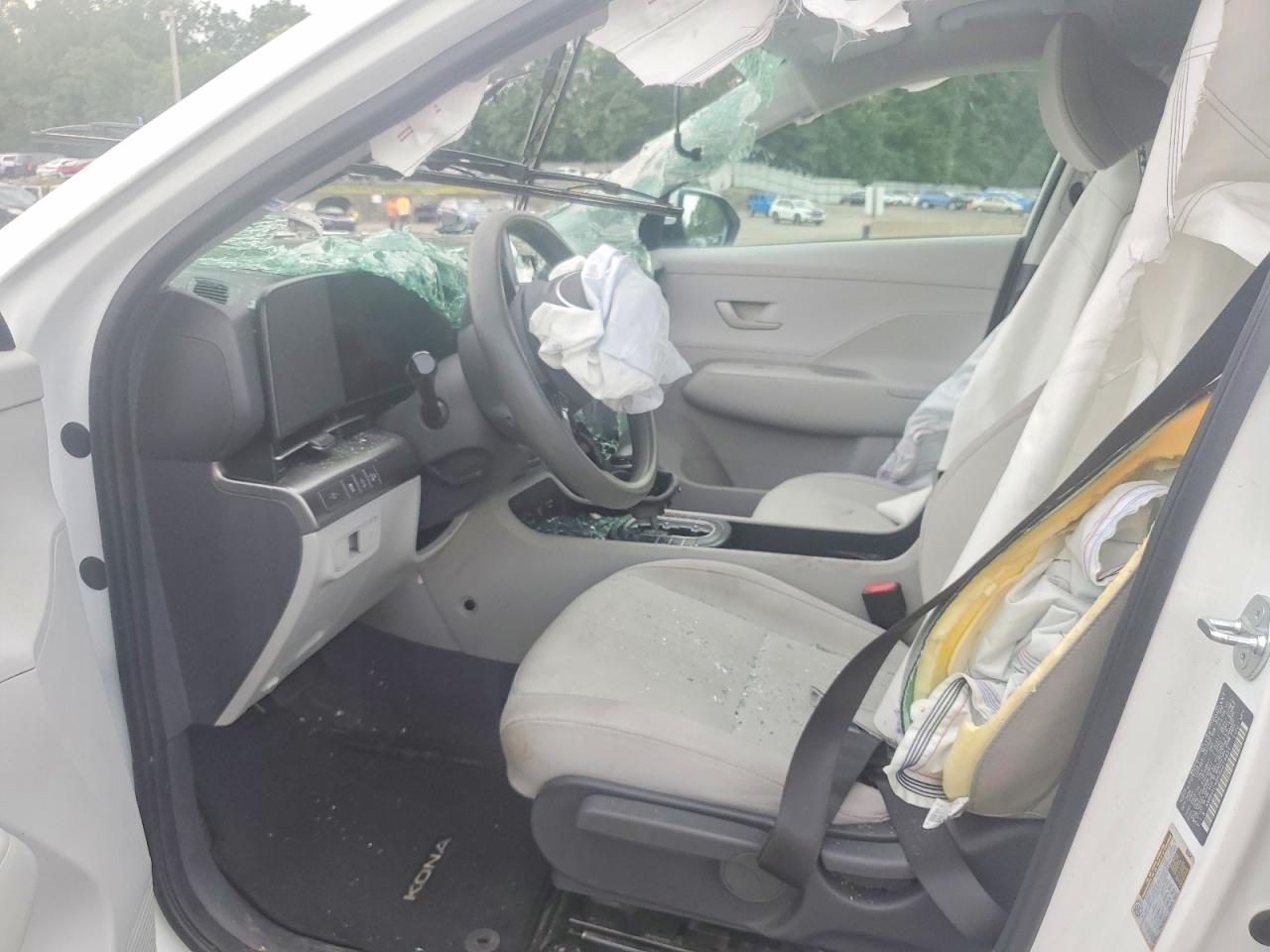 2025 Hyundai Kona Se White vin: KM8HACAB9SU219421