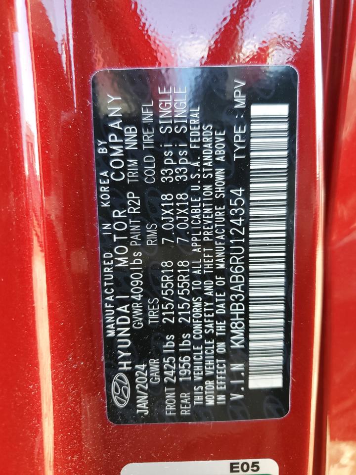 2024 Hyundai 230 Red vin: KM8HB3AB6RU124354
