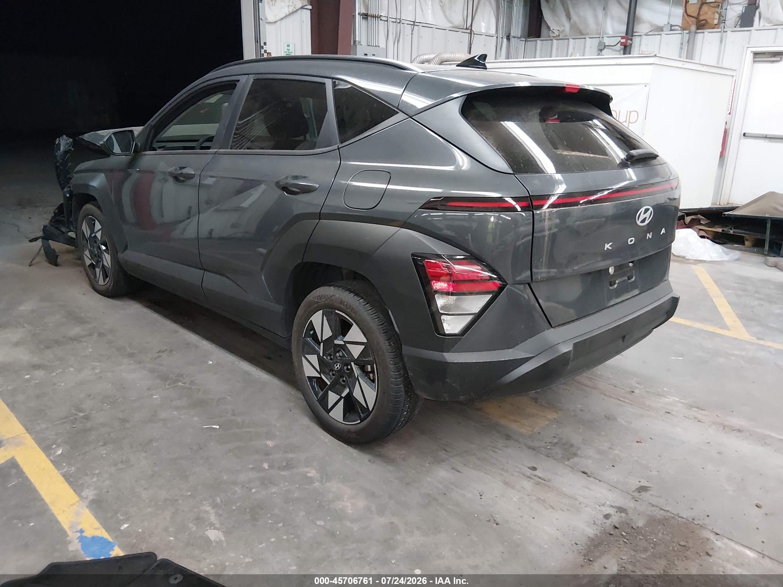 2024 Hyundai Kona Sel Gray vin: KM8HB3AB8RU169800