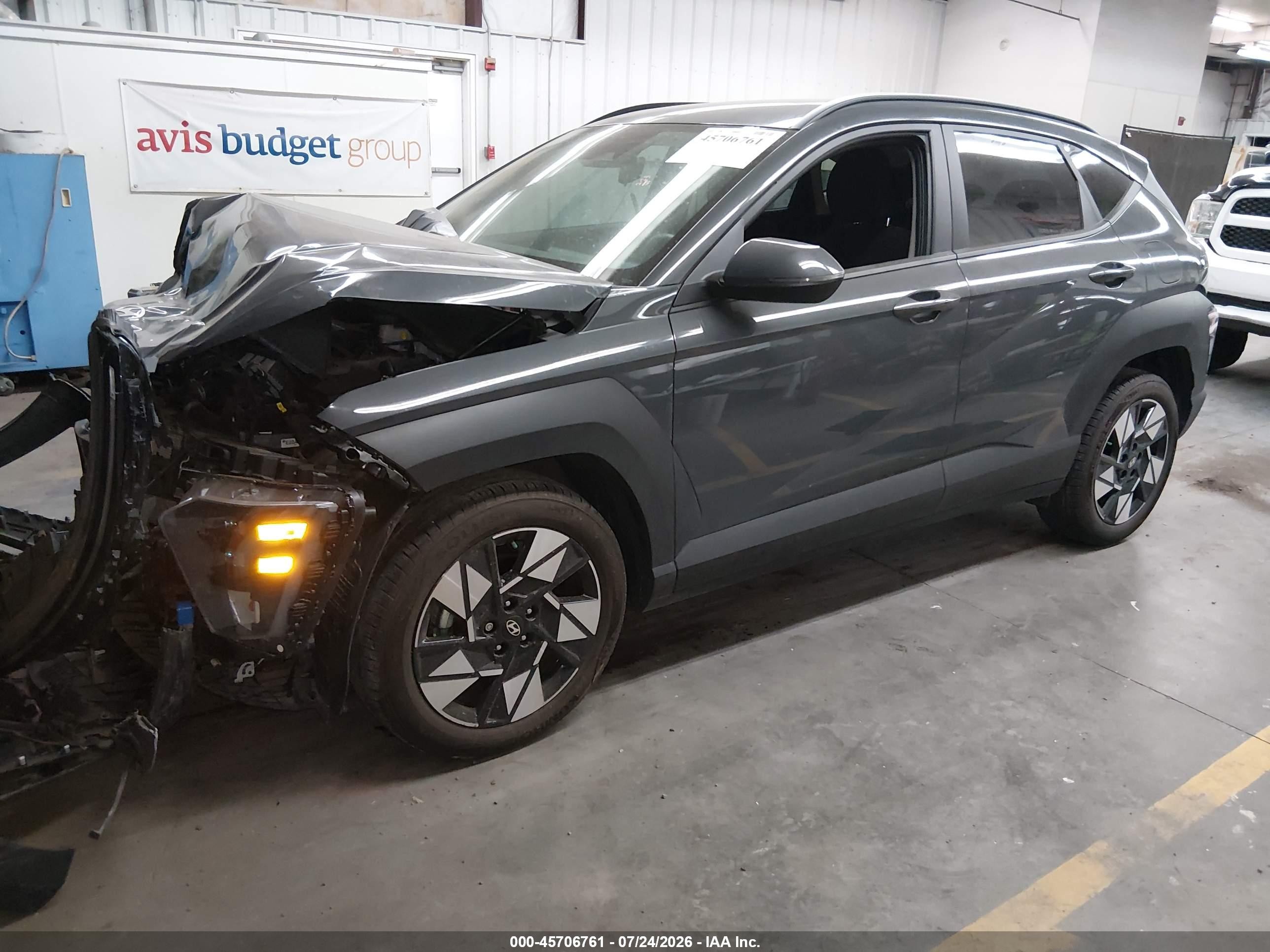 2024 Hyundai Kona Sel Gray vin: KM8HB3AB8RU169800