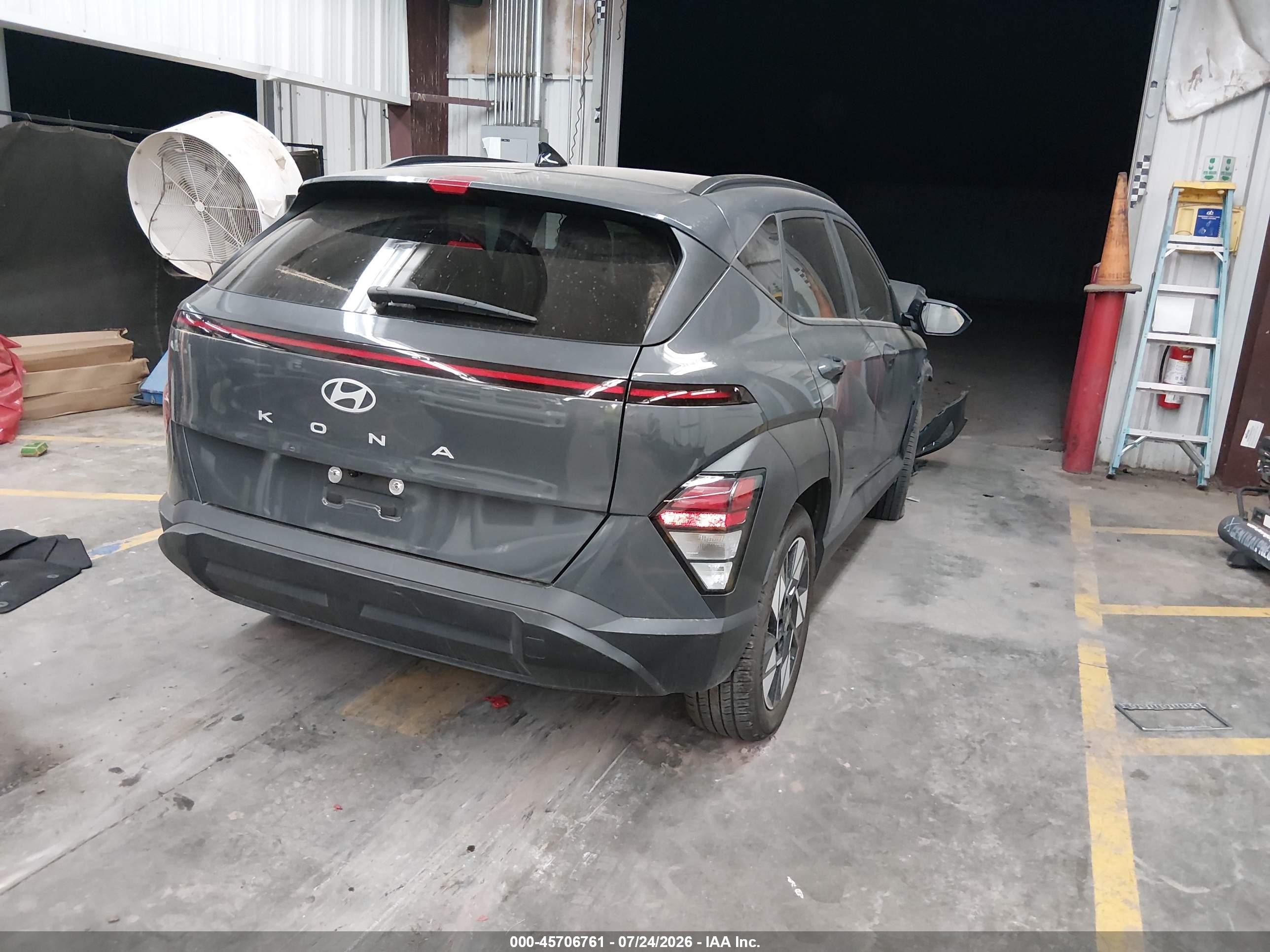 2024 Hyundai Kona Sel Gray vin: KM8HB3AB8RU169800