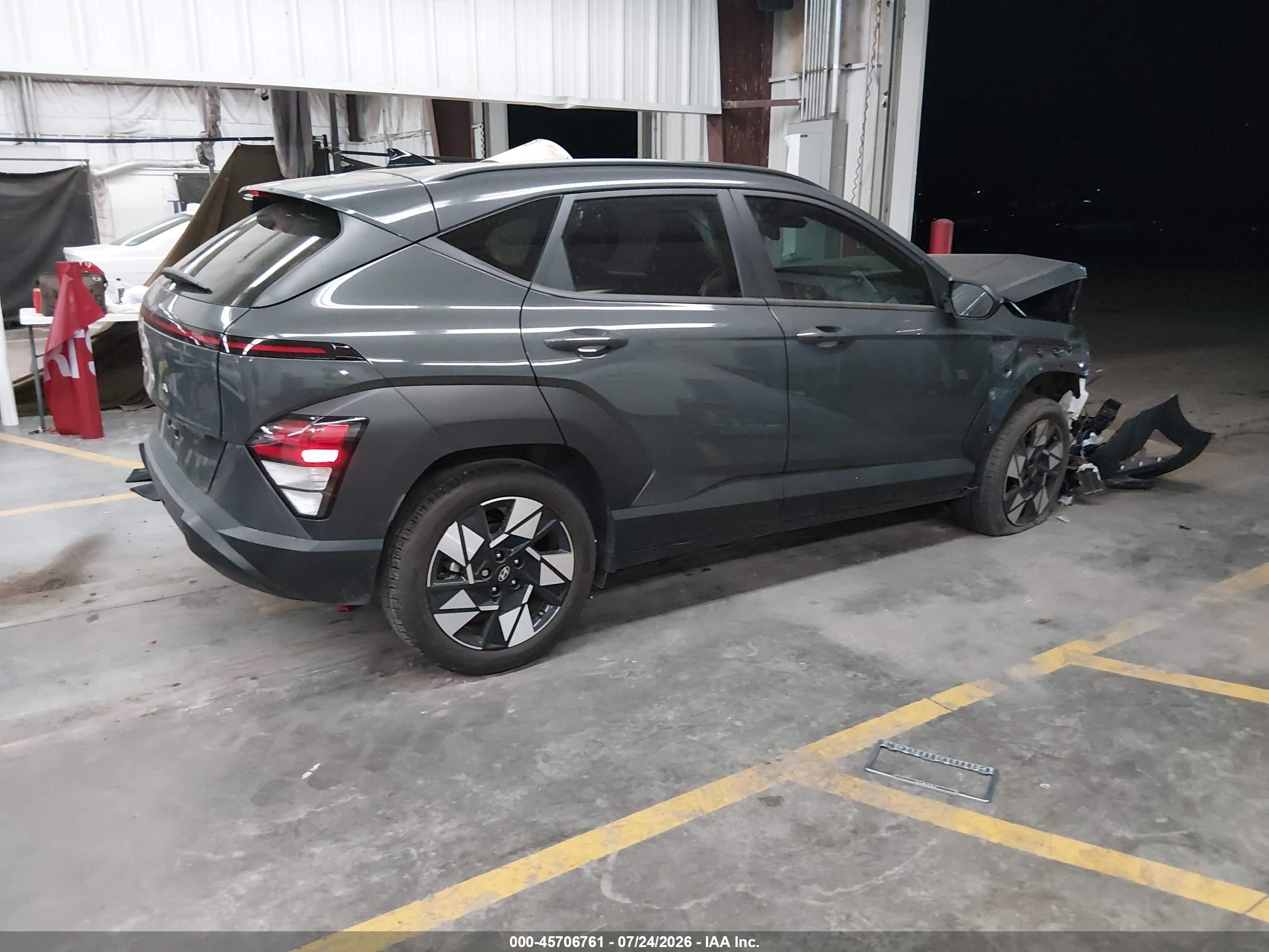 2024 Hyundai Kona Sel Gray vin: KM8HB3AB8RU169800