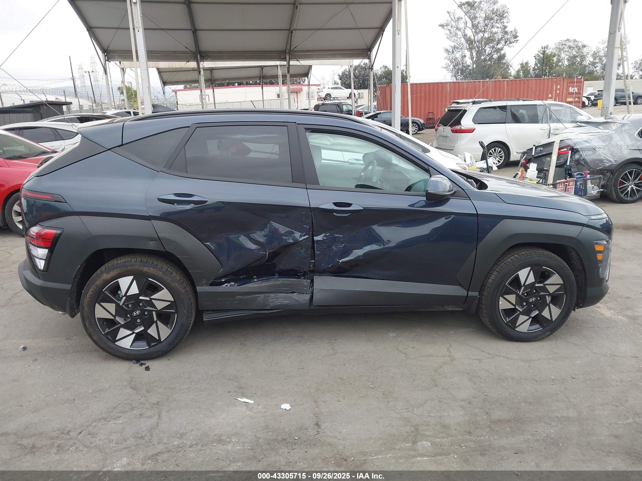 2025 Hyundai Kona Sel Navy vin: KM8HB3AB8SU318681