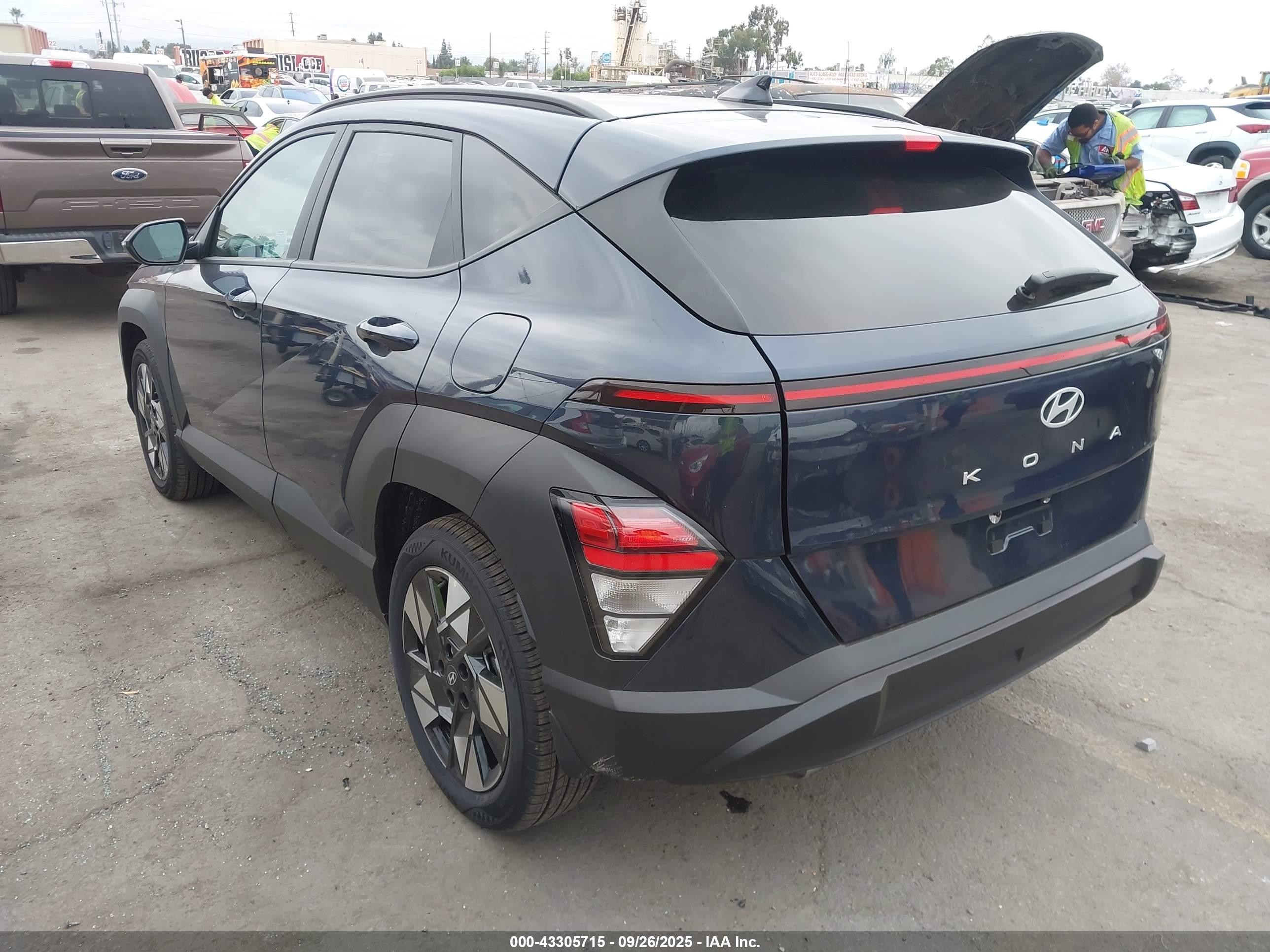2025 Hyundai Kona Sel Navy vin: KM8HB3AB8SU318681