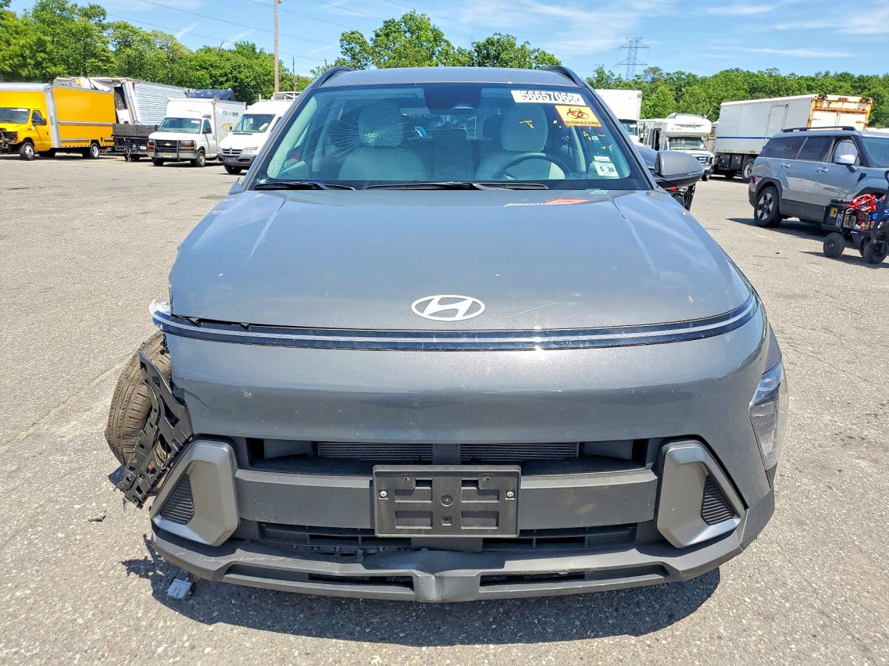 2025 Hyundai Kona Sel Gray vin: KM8HB3ABXSU290060