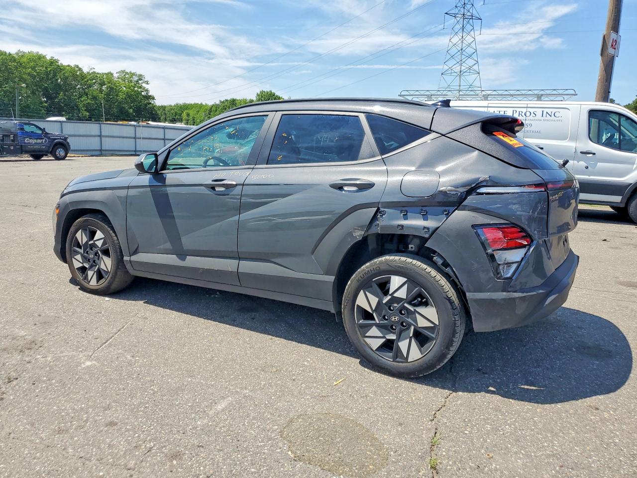 2025 Hyundai Kona Sel Gray vin: KM8HB3ABXSU290060