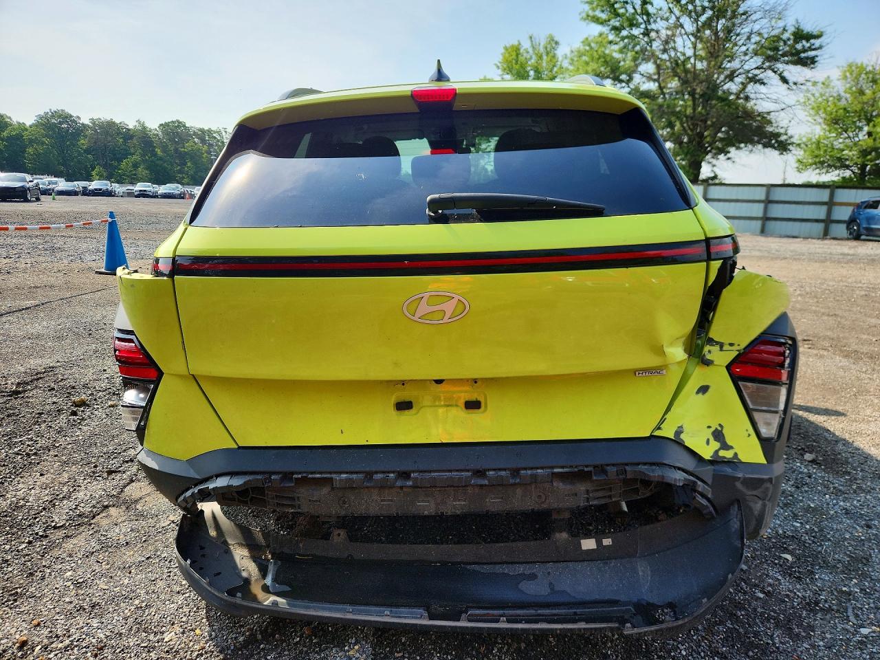 2024 Hyundai Kona Yellow vin: KM8HBCAB1RU159853