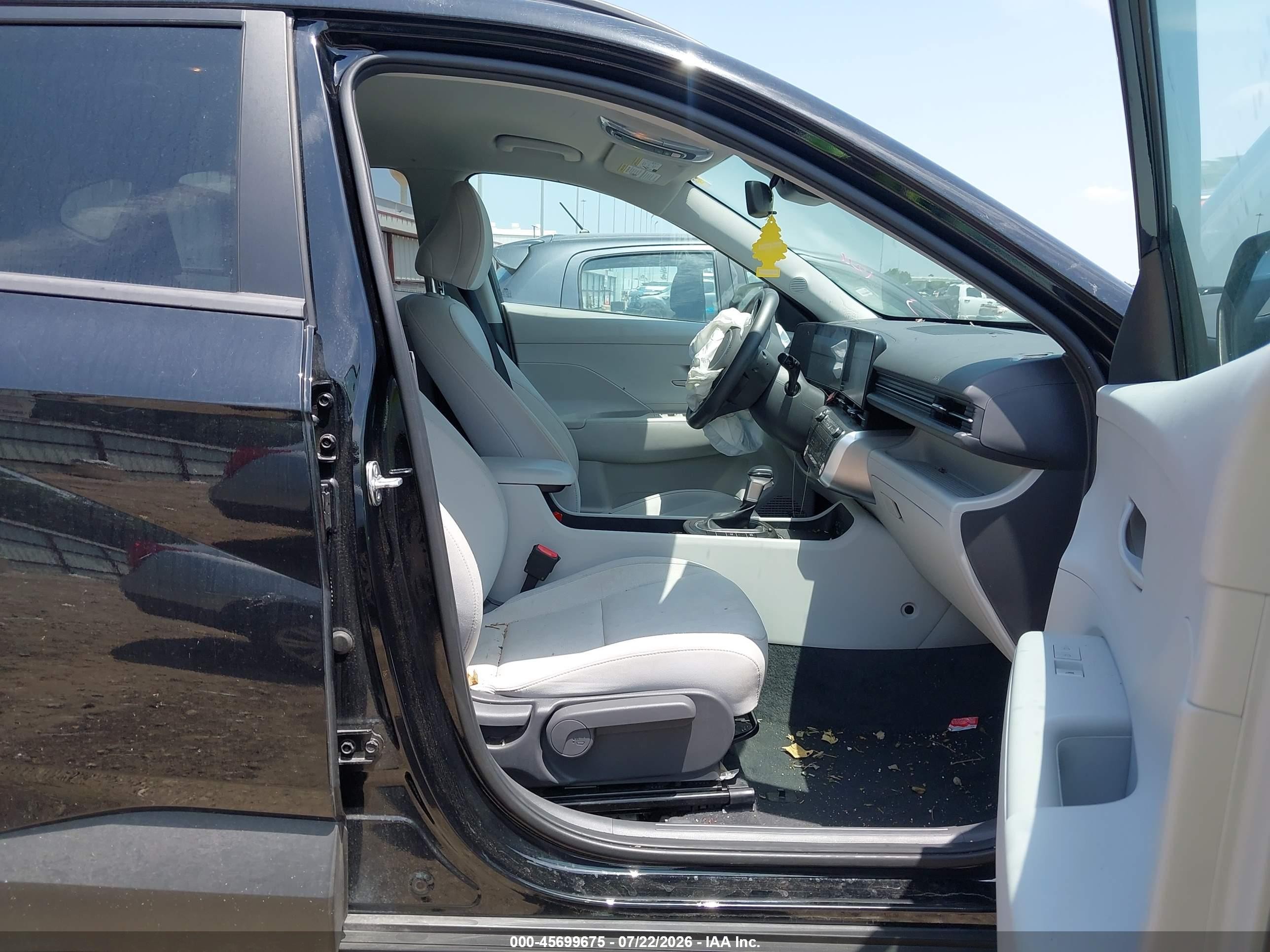 2025 Hyundai Kona Sel Черный vin: KM8HBCAB4SU245616