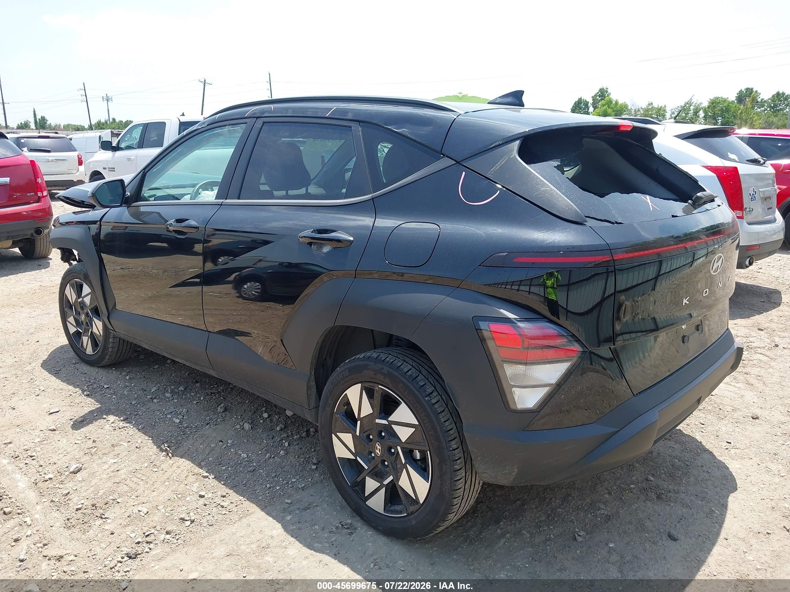 2025 Hyundai Kona Sel Черный vin: KM8HBCAB4SU245616