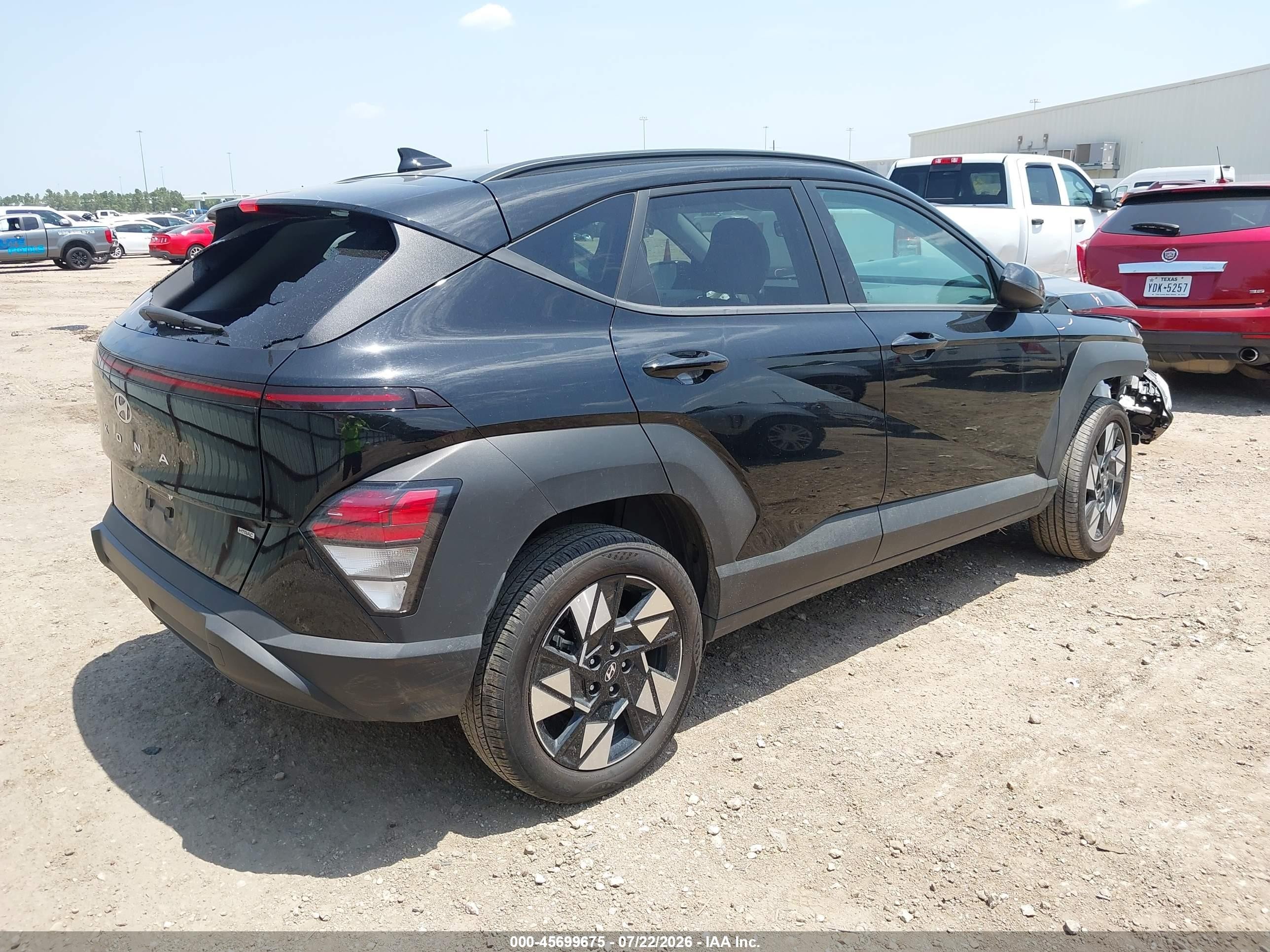 2025 Hyundai Kona Sel Черный vin: KM8HBCAB4SU245616