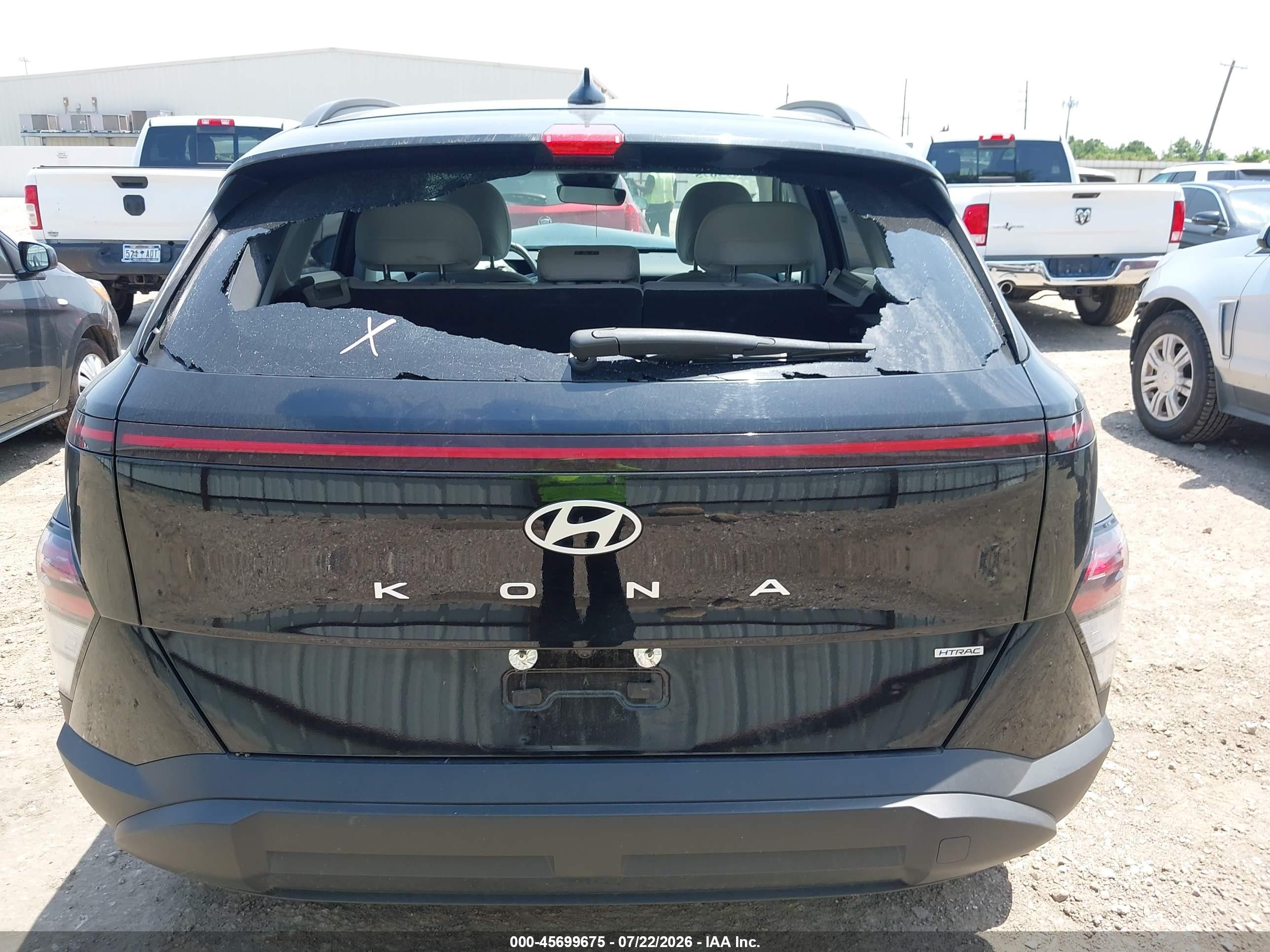 2025 Hyundai Kona Sel Черный vin: KM8HBCAB4SU245616