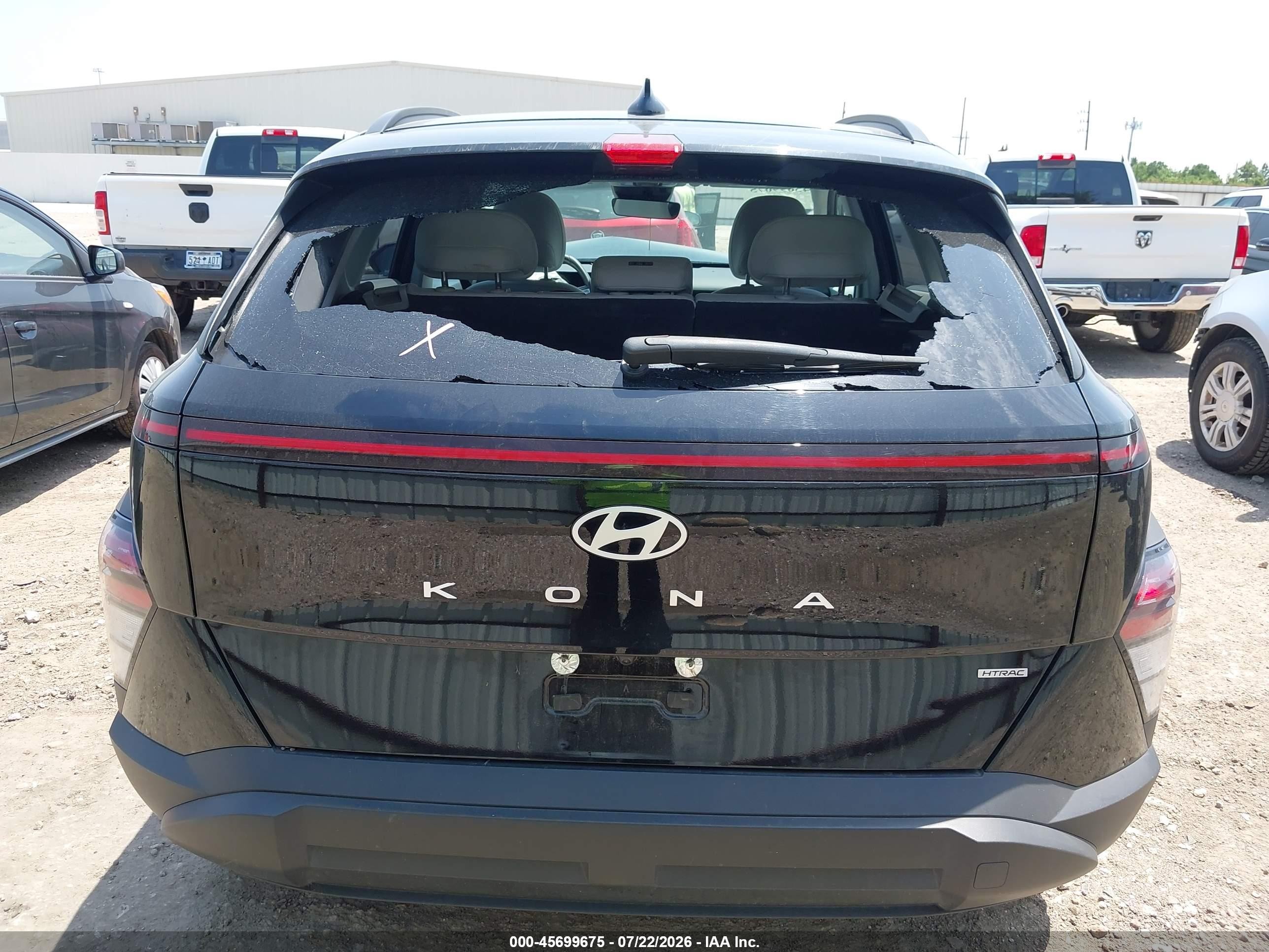 2025 Hyundai Kona Sel Черный vin: KM8HBCAB4SU245616