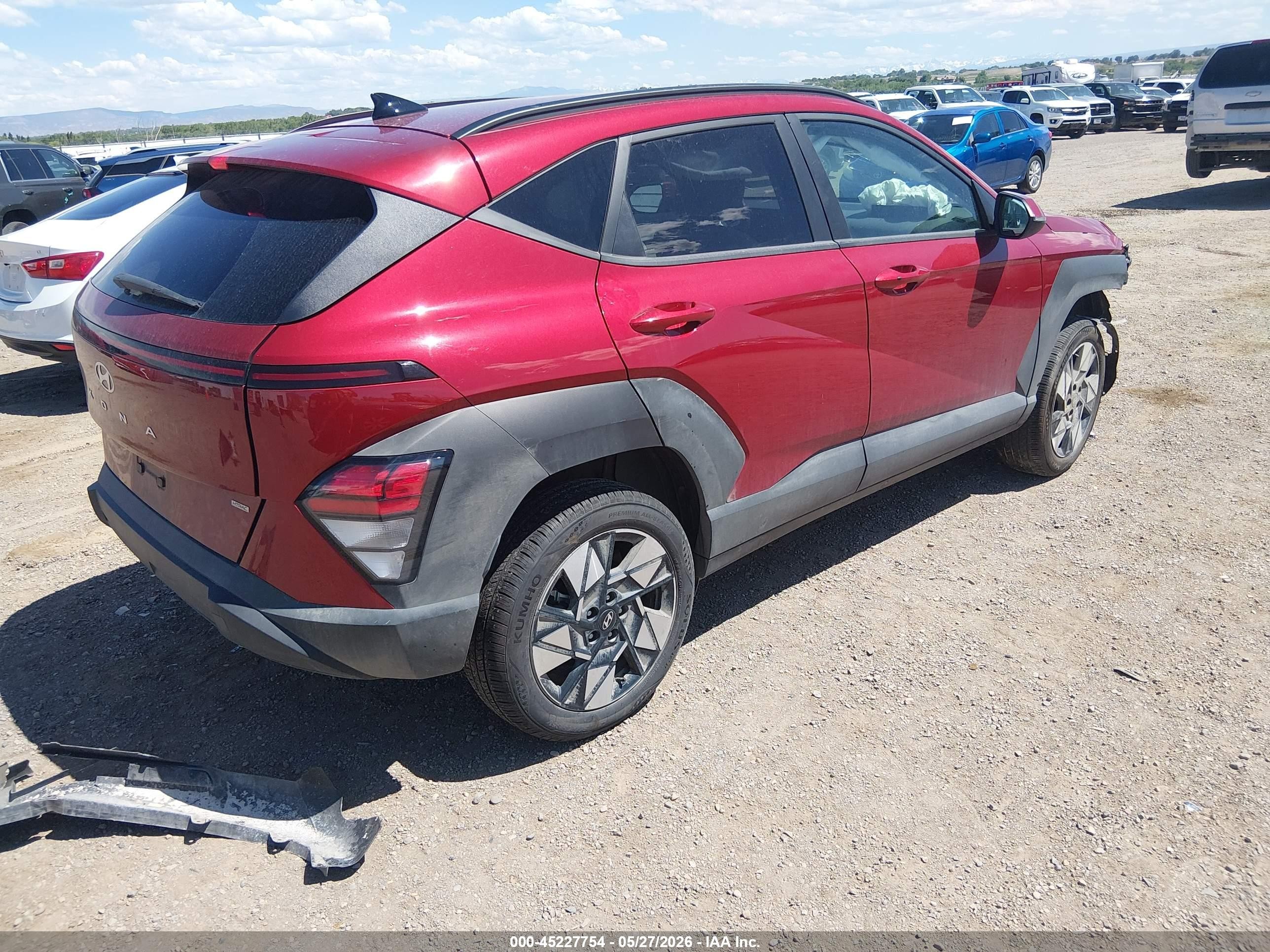 2025 Hyundai Kona Sel Красный vin: KM8HBCAB7SU288606
