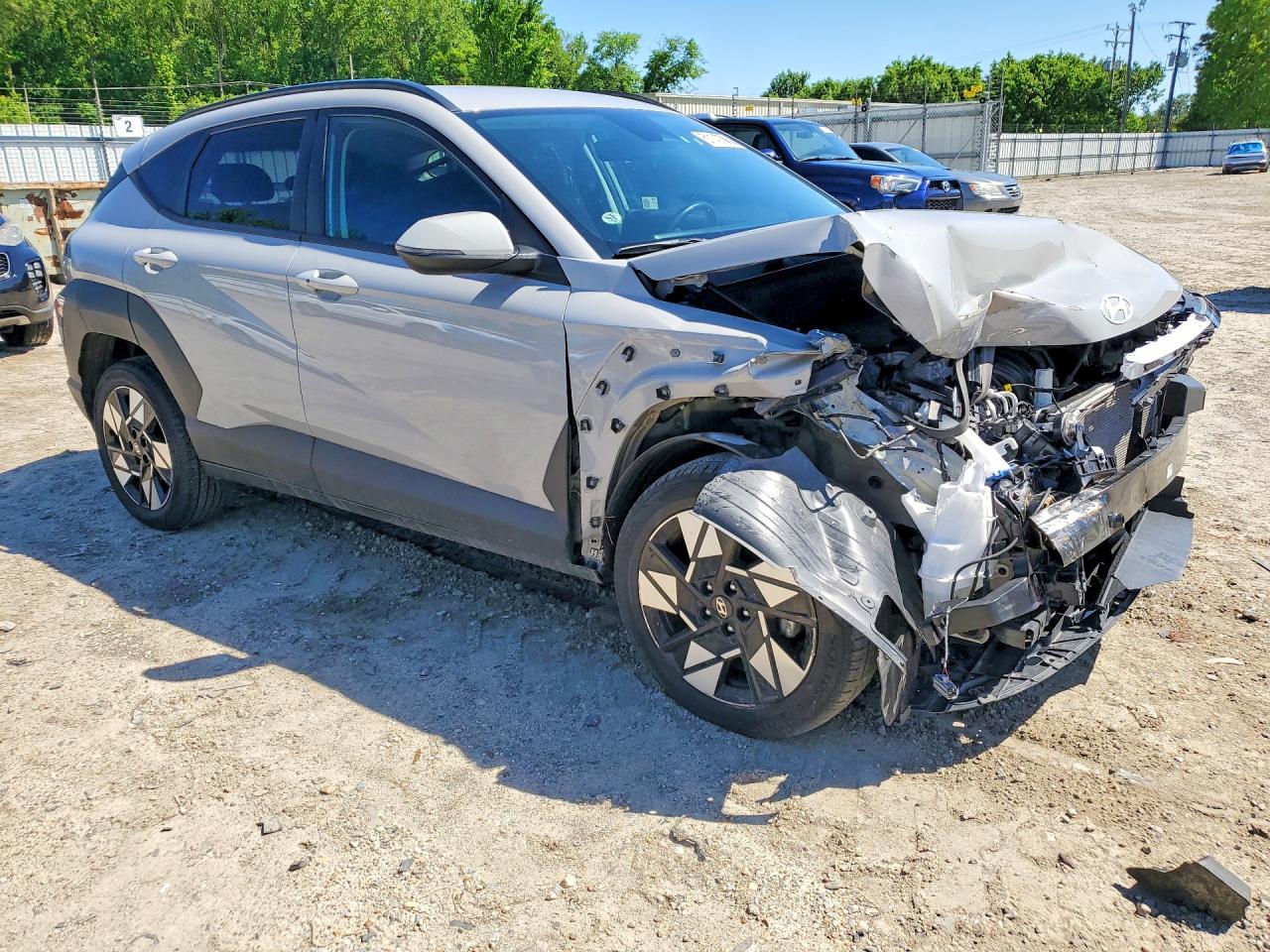2024 Hyundai Kona Sel Gray vin: KM8HBCAB9RU087414