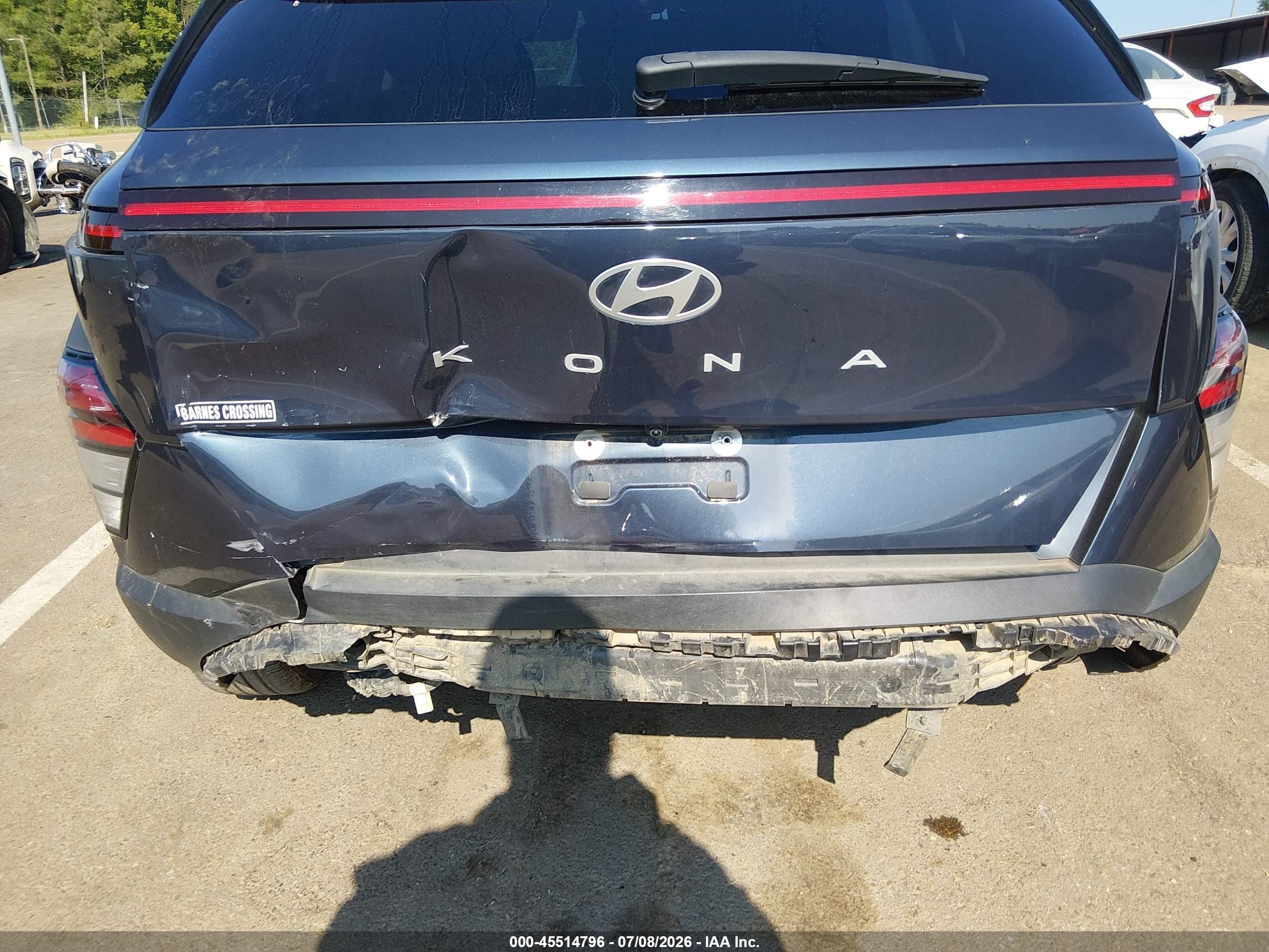 2024 Hyundai Kona Sel Gray vin: KM8HC3AB4RU105556