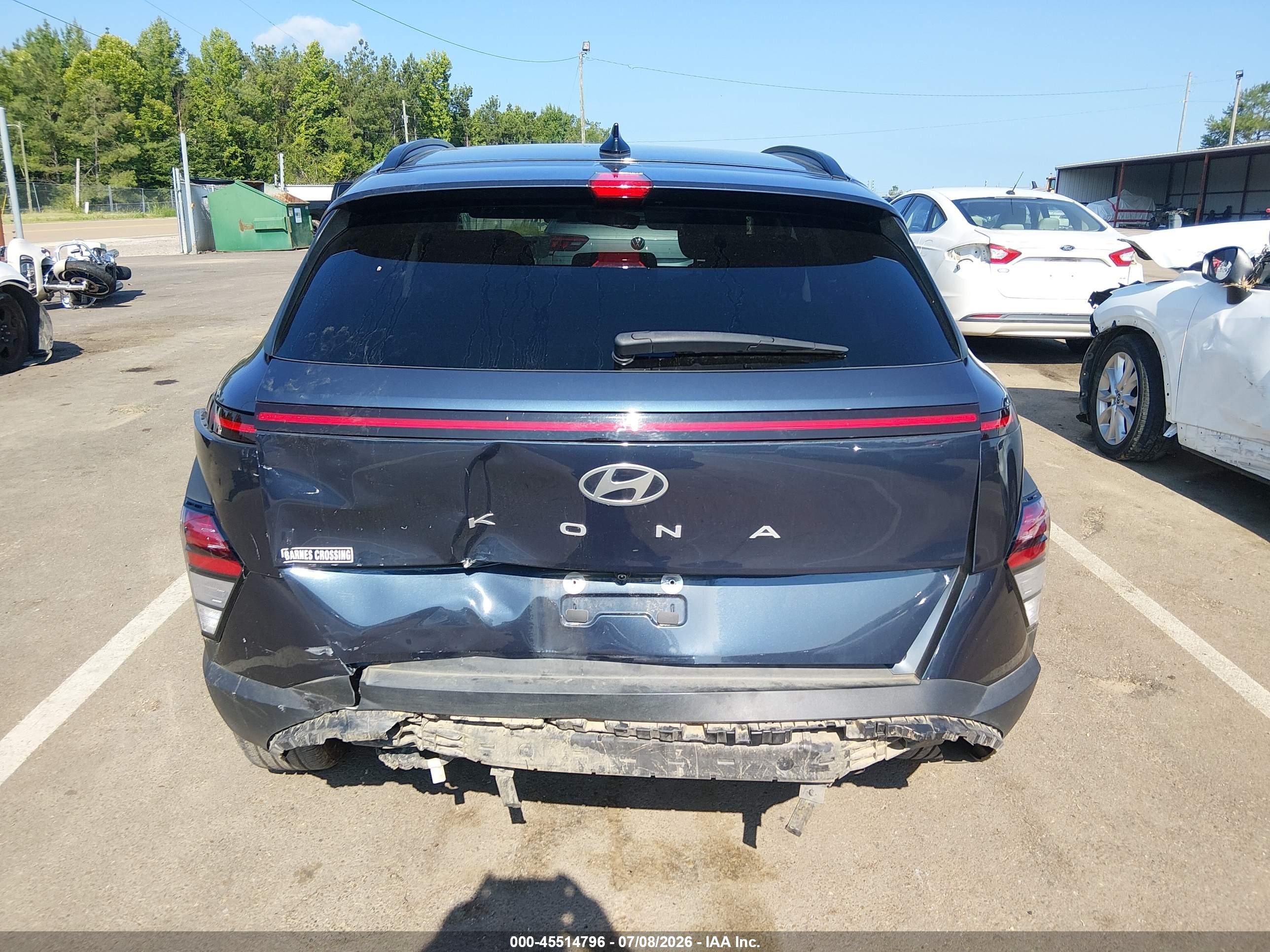 2024 Hyundai Kona Sel Gray vin: KM8HC3AB4RU105556