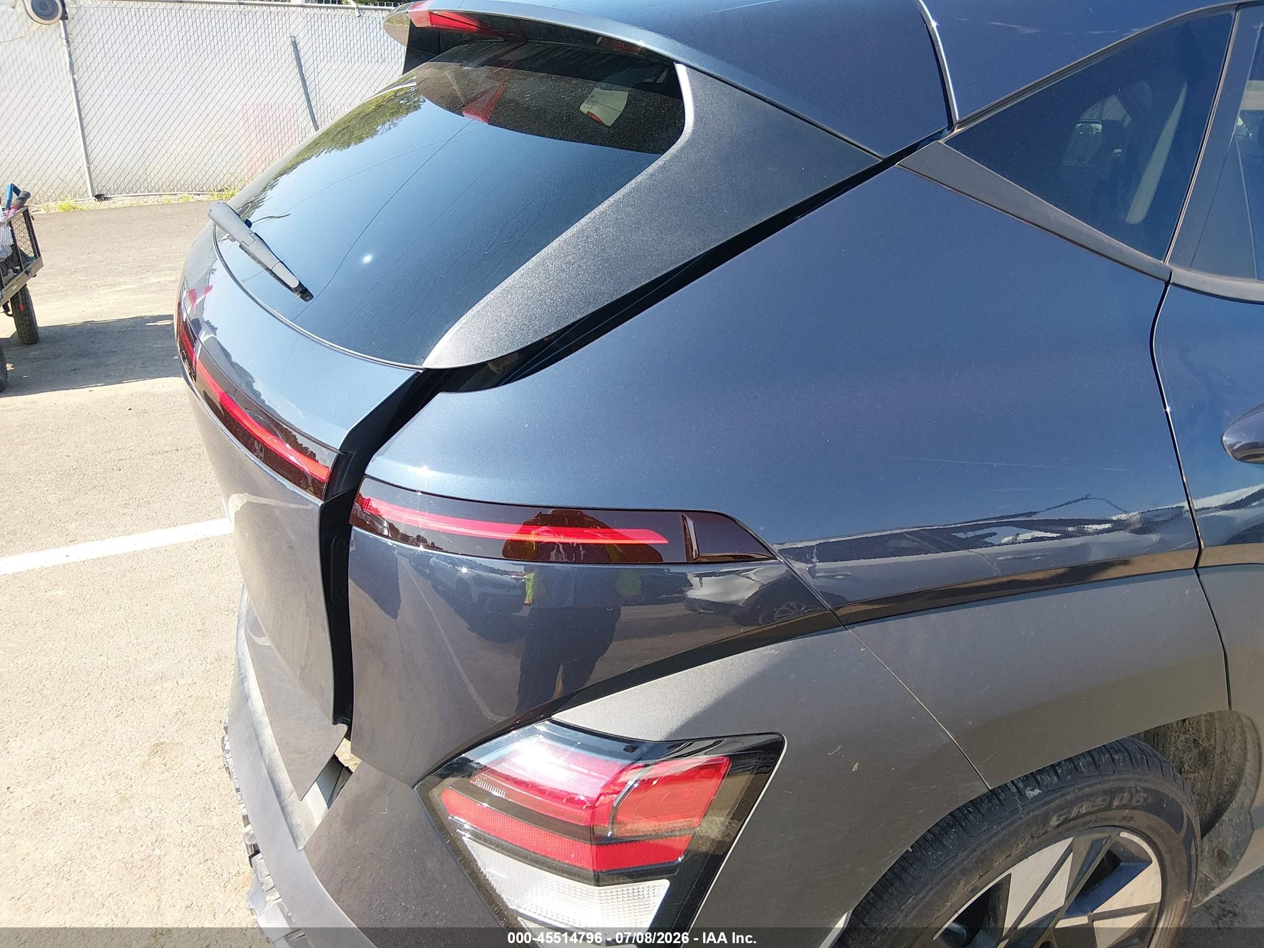 2024 Hyundai Kona Sel Gray vin: KM8HC3AB4RU105556