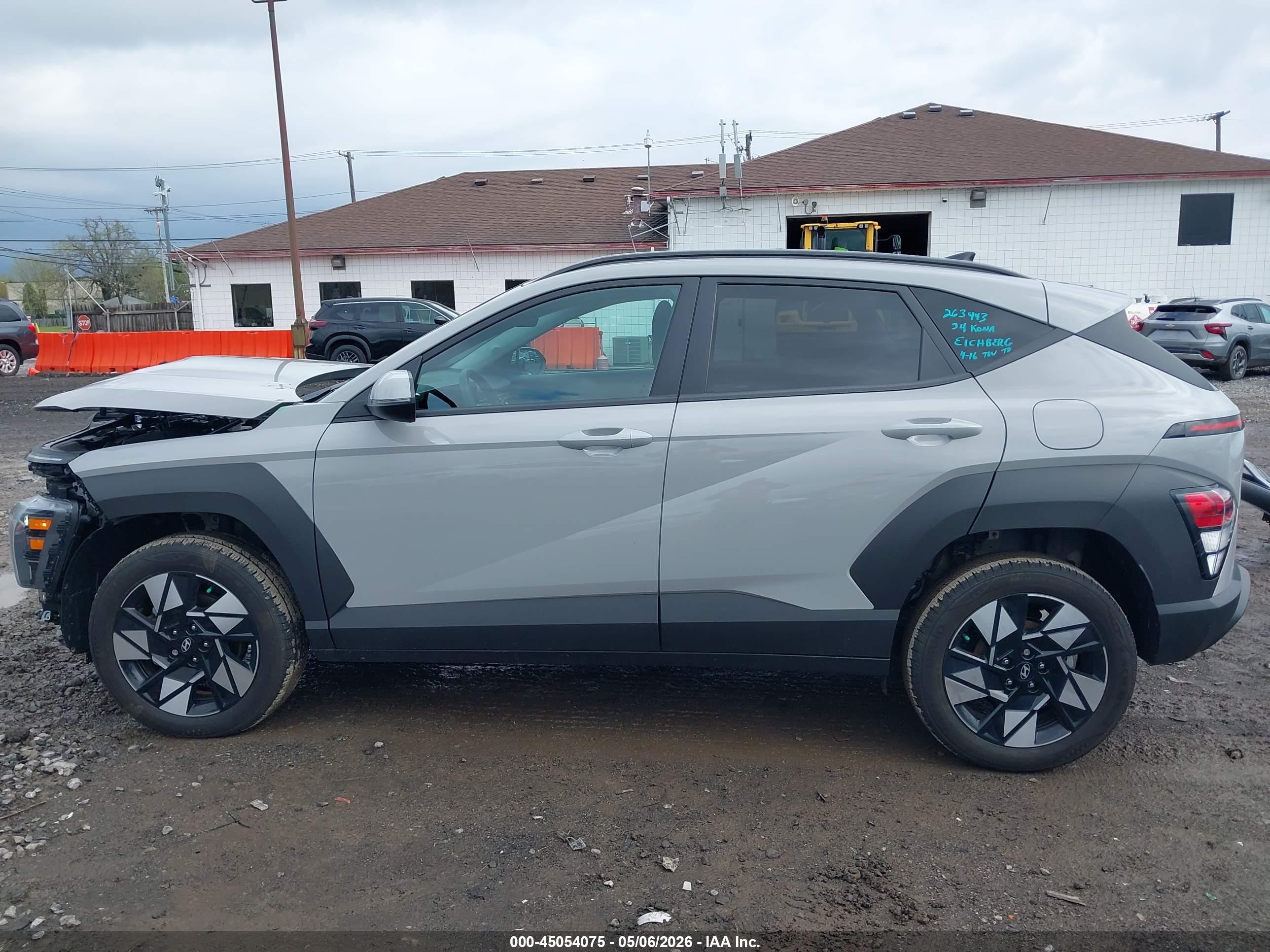 2024 Hyundai Kona Sel Белый vin: KM8HCCAB2RU136854
