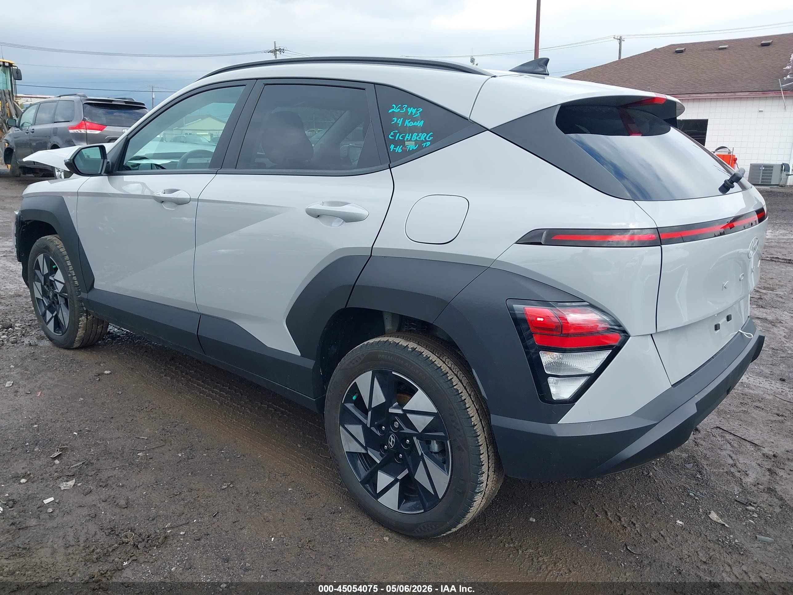 2024 Hyundai Kona Sel Белый vin: KM8HCCAB2RU136854