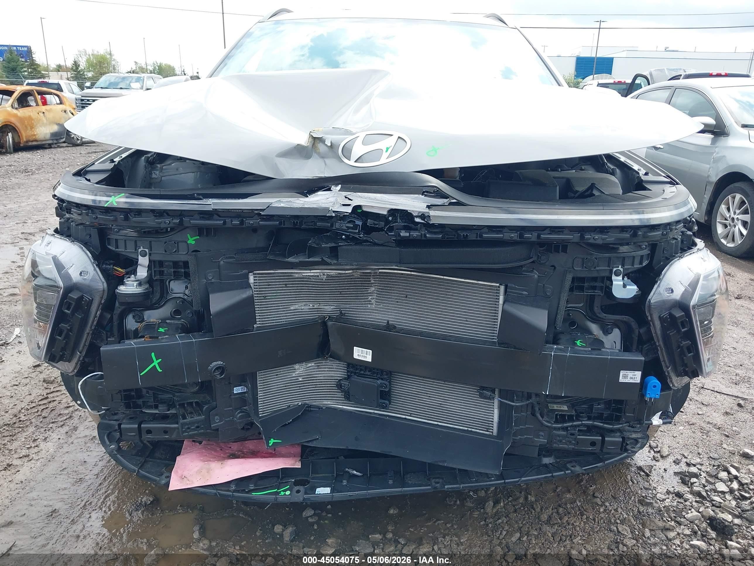 2024 Hyundai Kona Sel Белый vin: KM8HCCAB2RU136854