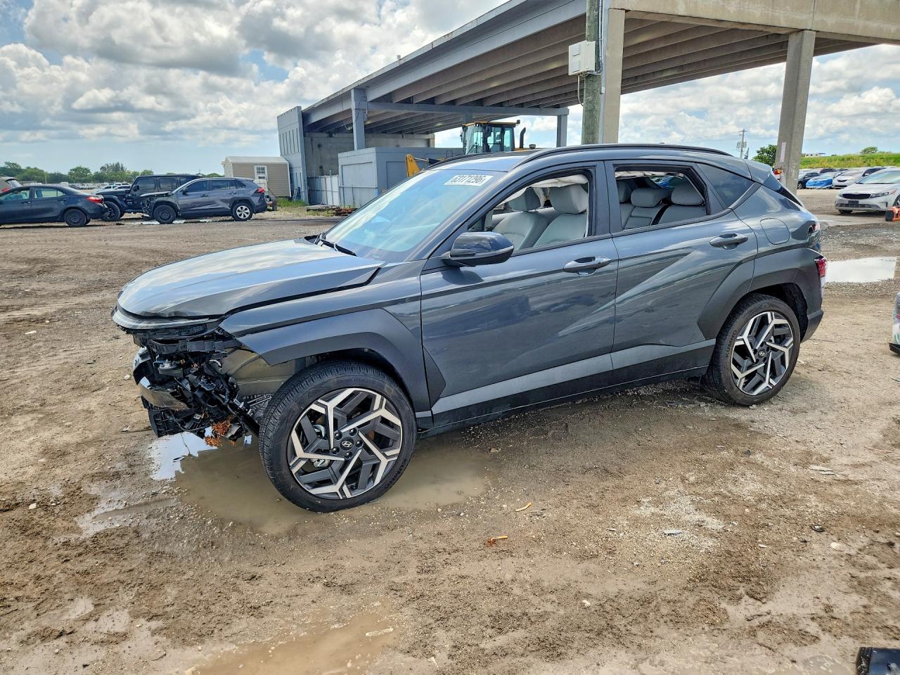 2026 Hyundai Kona Sel Premium Серый vin: KM8HD3A30TU474637
