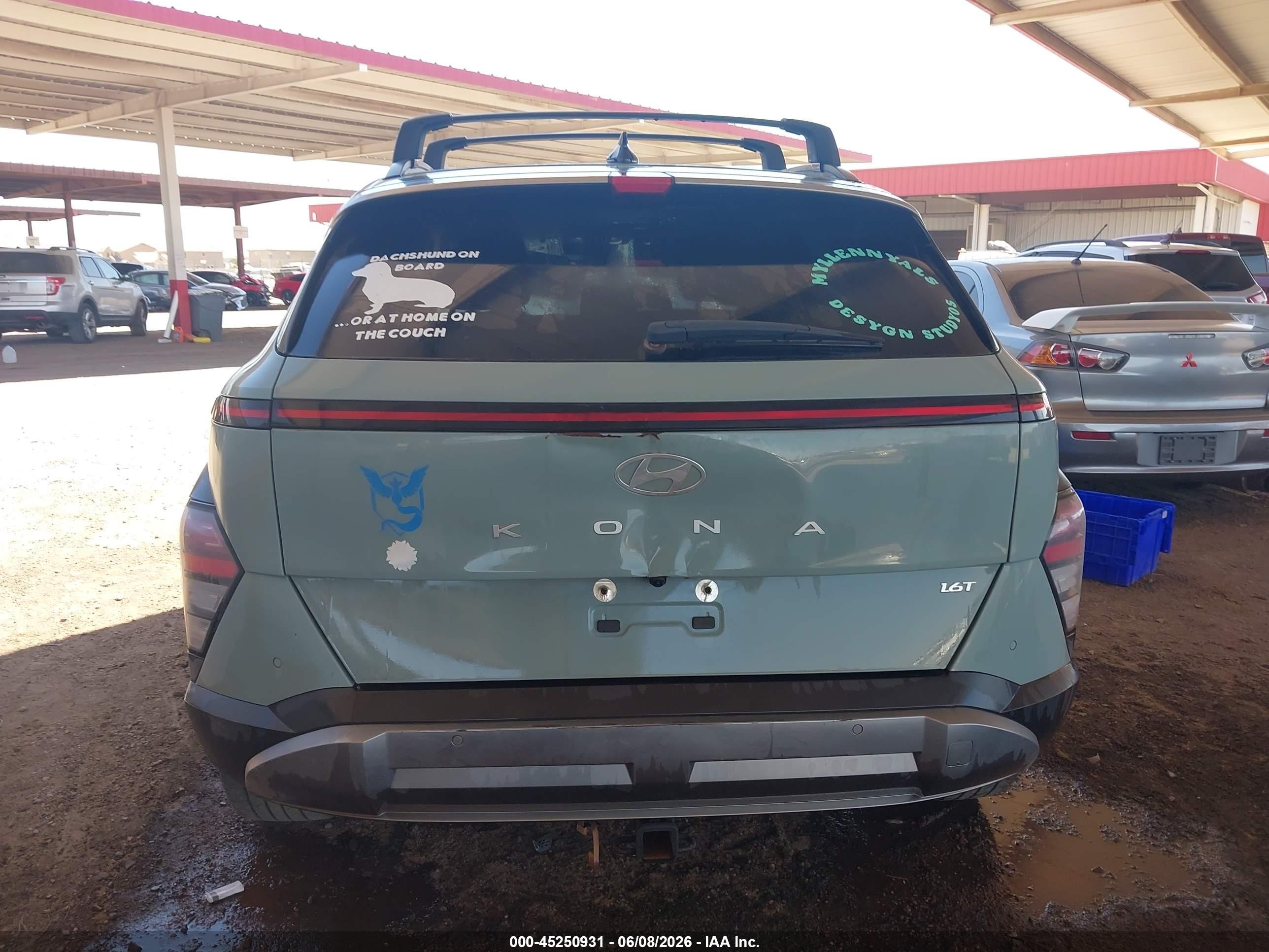 2024 Hyundai Kona Limited Бирюзовый vin: KM8HE3A36RU122295