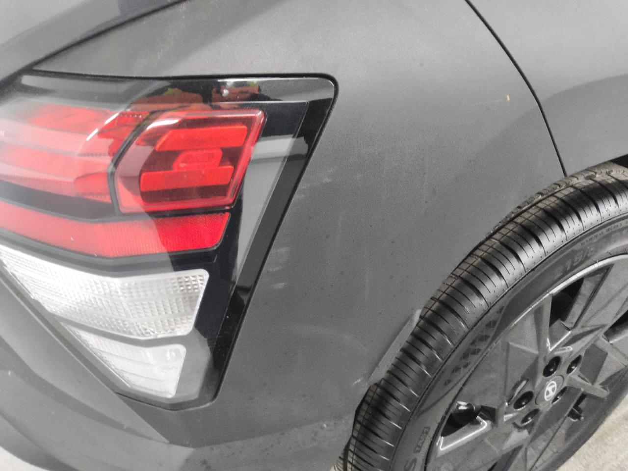 2026 Hyundai Kona Sel Sport Gray vin: KM8HF3AB1TU447383 Damage: Rear Bumper, Multiple Scratches Light, 4