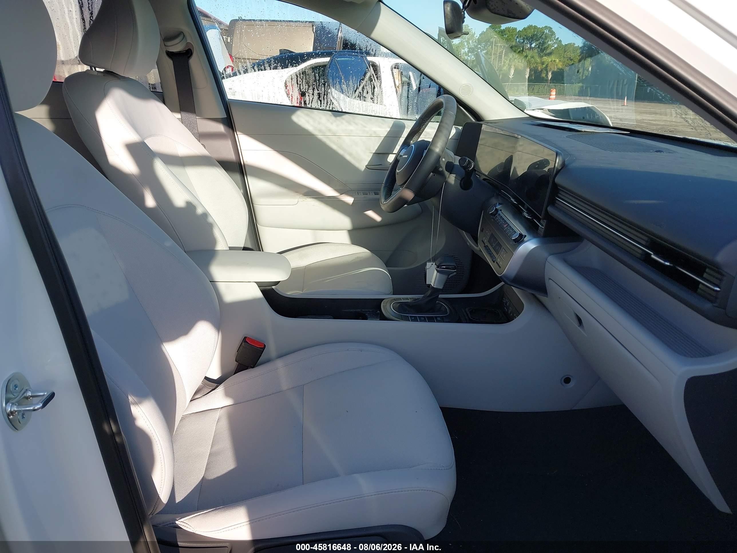 2026 Hyundai Kona Sel Sport White vin: KM8HF3AB3TU418385