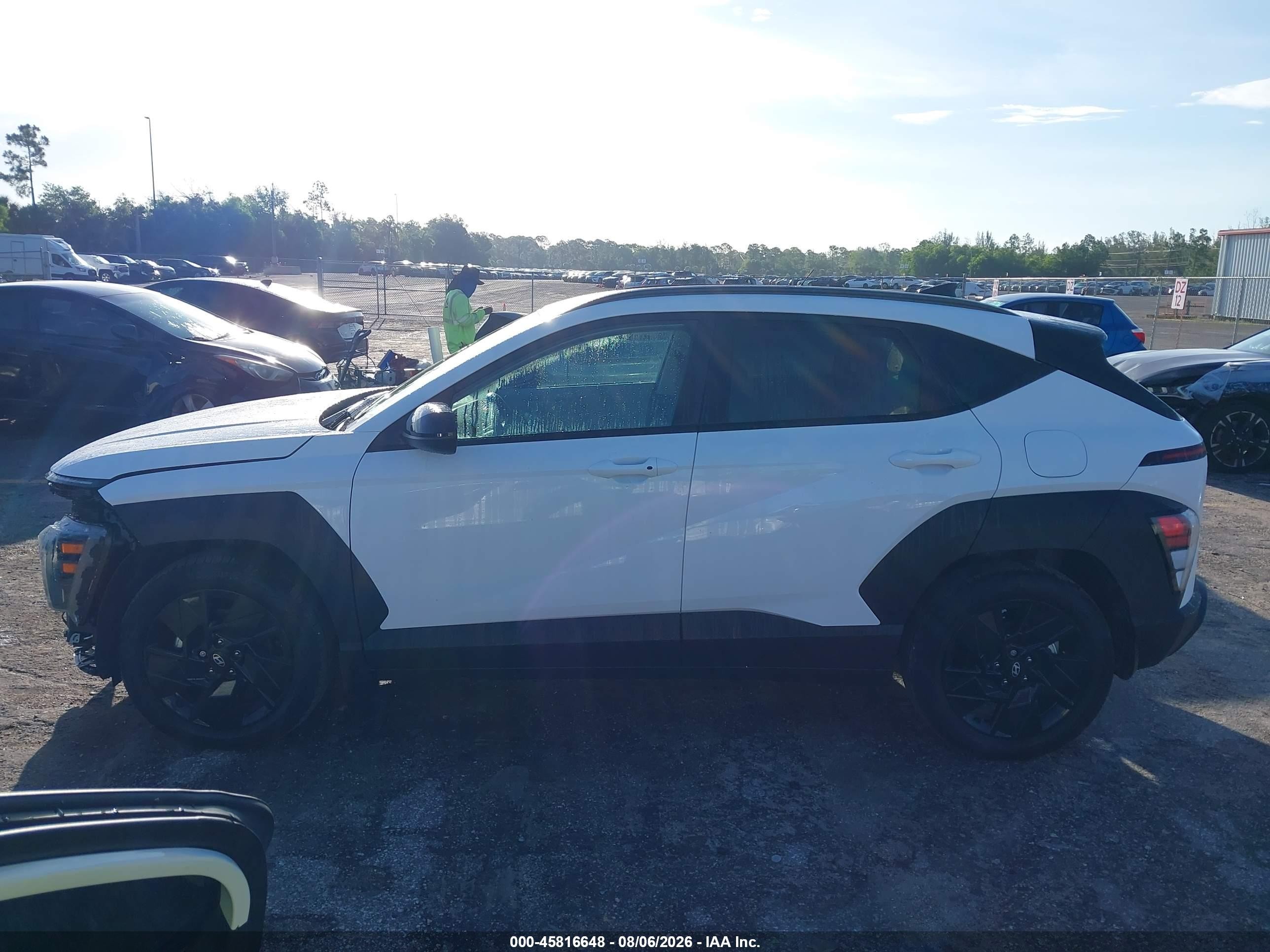 2026 Hyundai Kona Sel Sport White vin: KM8HF3AB3TU418385