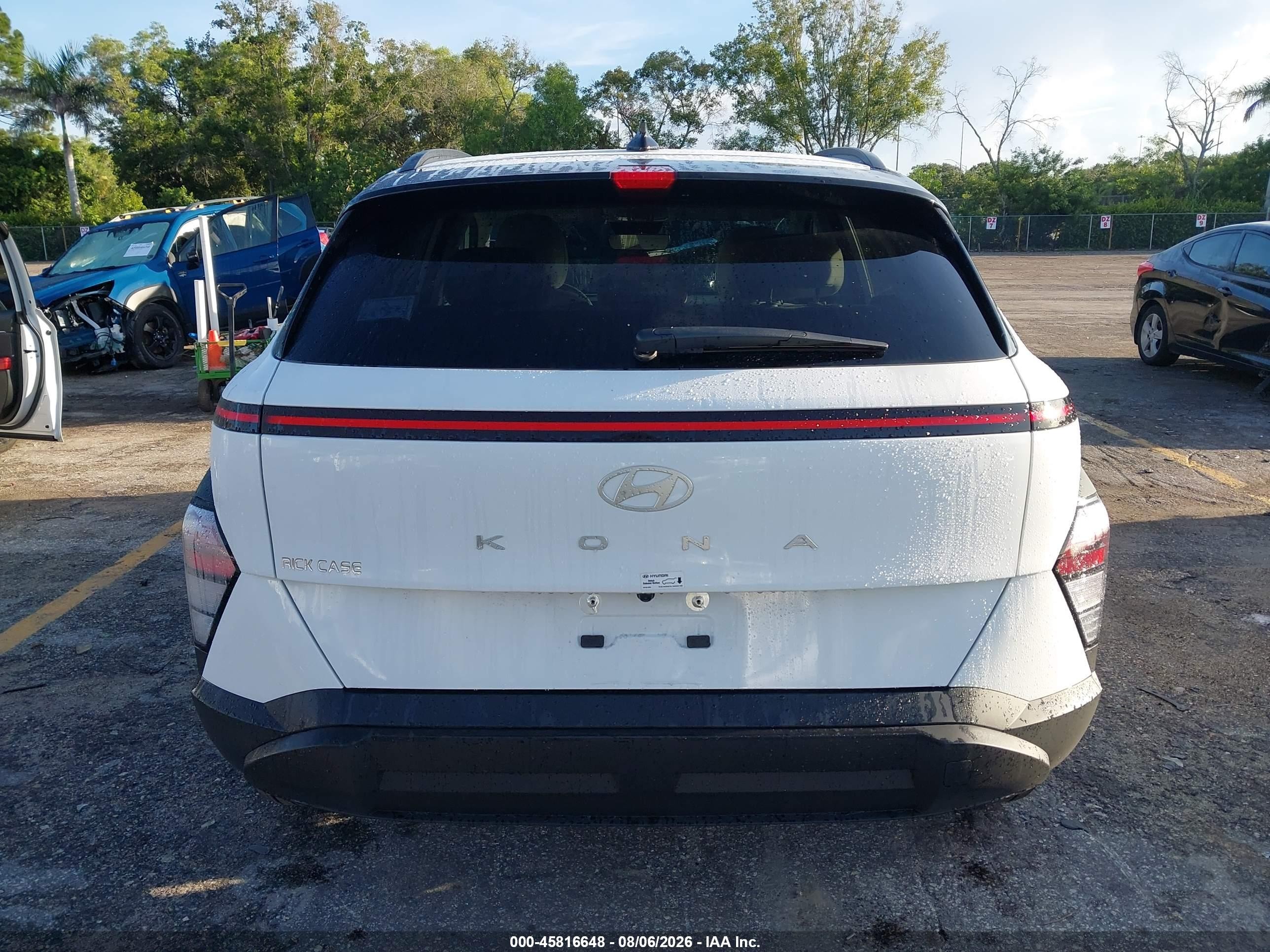 2026 Hyundai Kona Sel Sport White vin: KM8HF3AB3TU418385