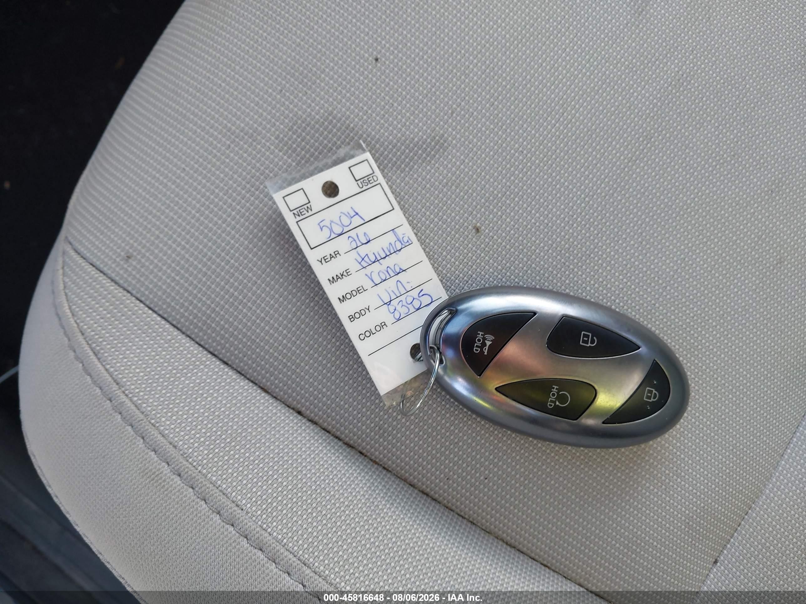 2026 Hyundai Kona Sel Sport White vin: KM8HF3AB3TU418385