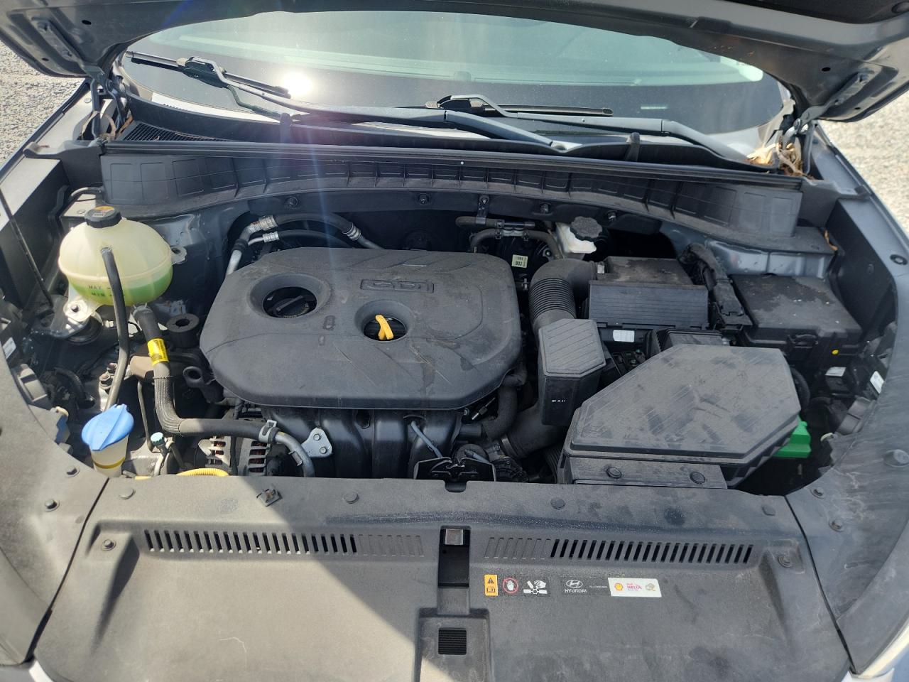 2018 Hyundai Tucson Se Gray vin: KM8J23A40JU619687