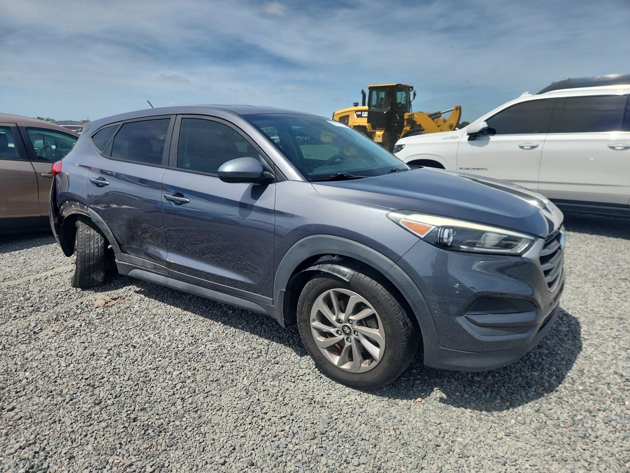 2018 Hyundai Tucson Se Gray vin: KM8J23A40JU619687