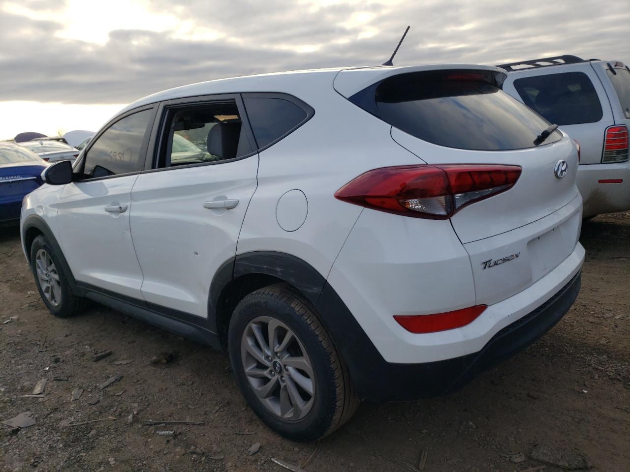 2018 Hyundai Tucson Se White vin: KM8J23A40JU659817