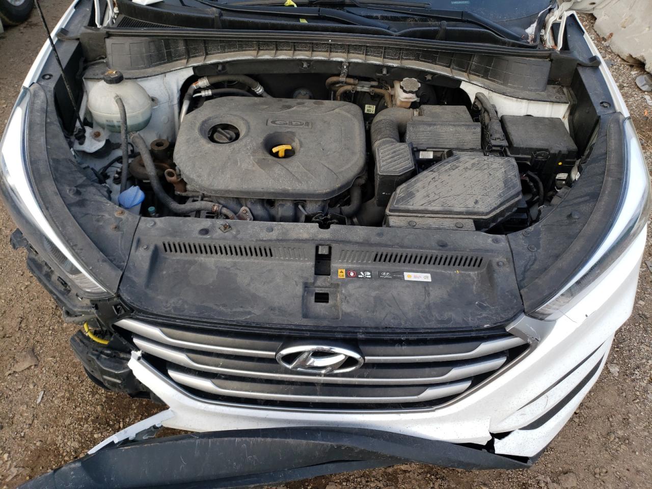 2018 Hyundai Tucson Se White vin: KM8J23A40JU659817