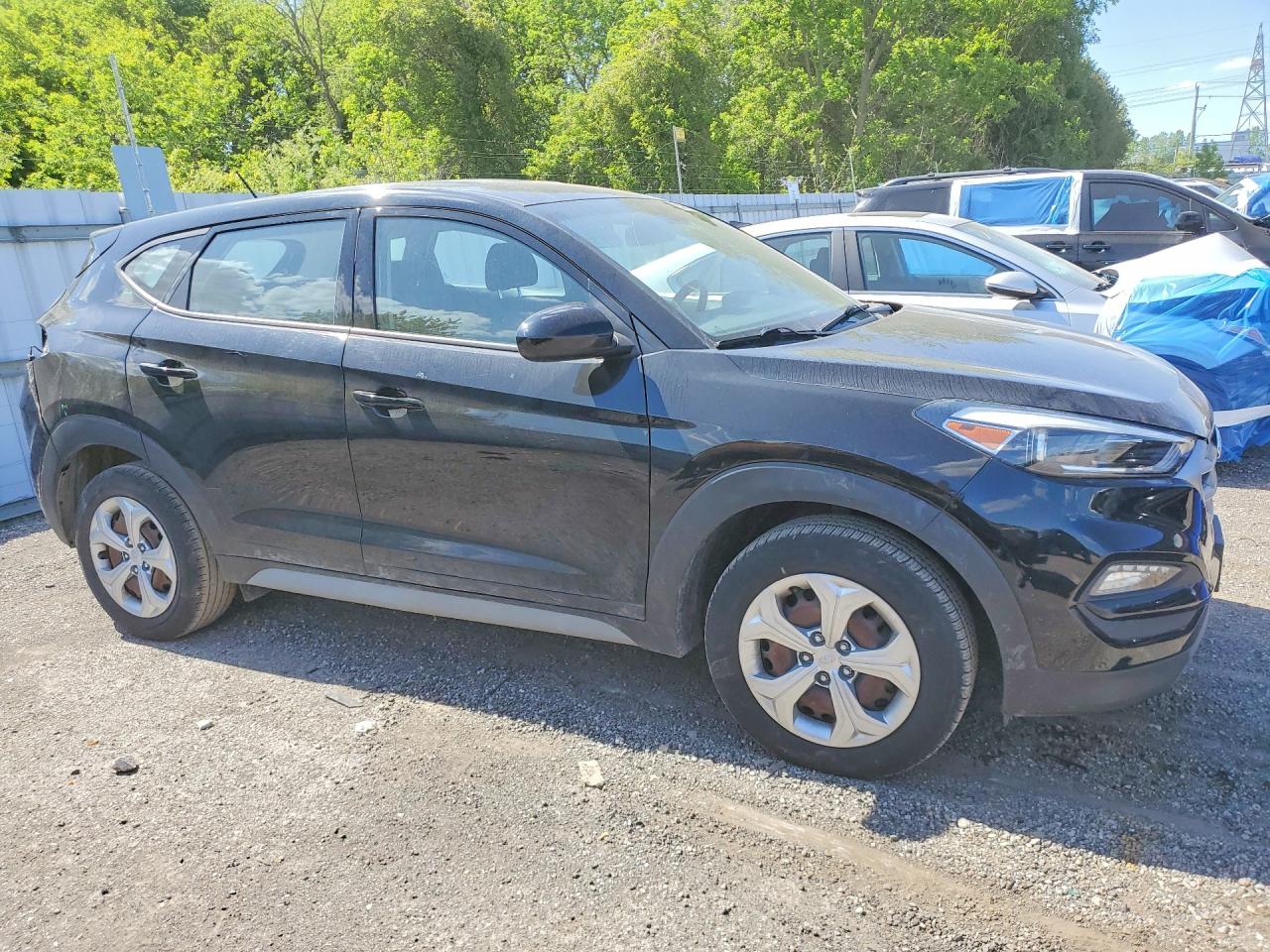 2018 Hyundai Tucson Se Black vin: KM8J23A40JU831716