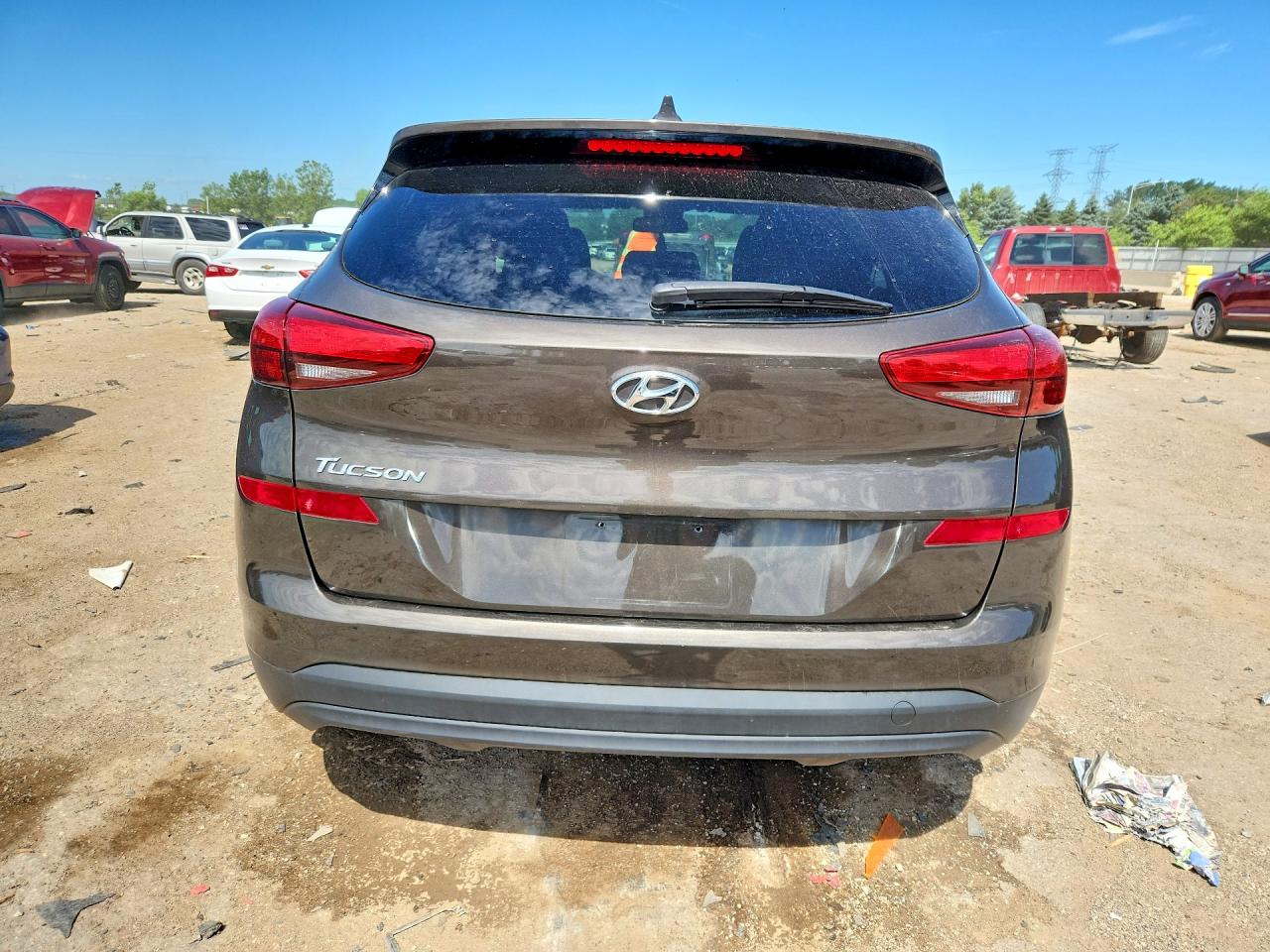 2020 Hyundai Tucson Se Gray vin: KM8J23A40LU169865