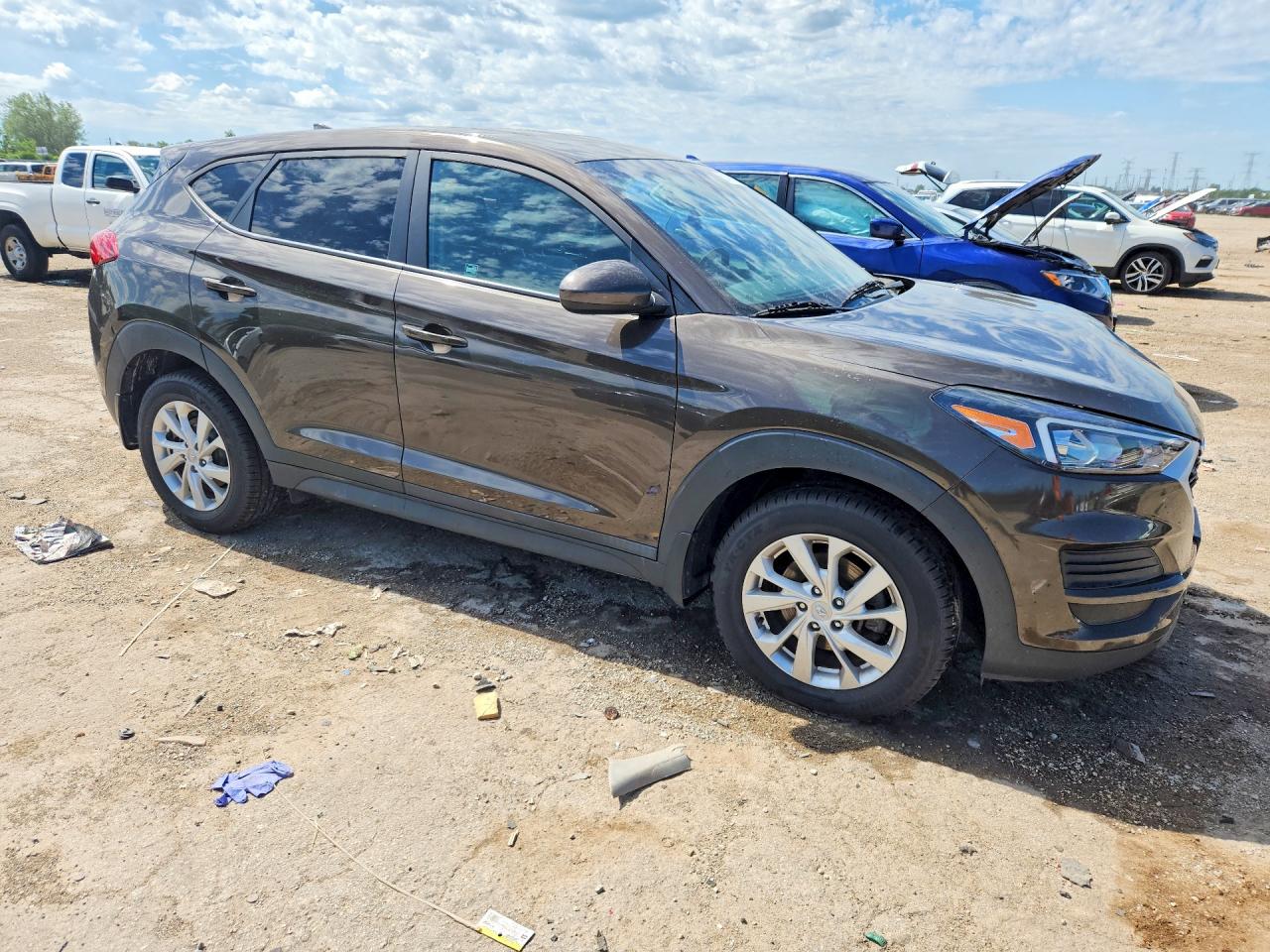 2020 Hyundai Tucson Se Gray vin: KM8J23A40LU169865