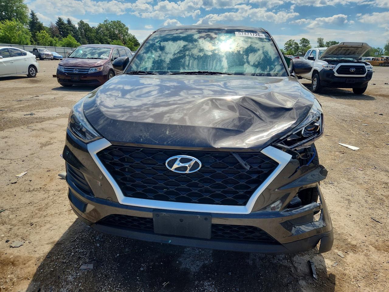 2020 Hyundai Tucson Se Gray vin: KM8J23A40LU169865