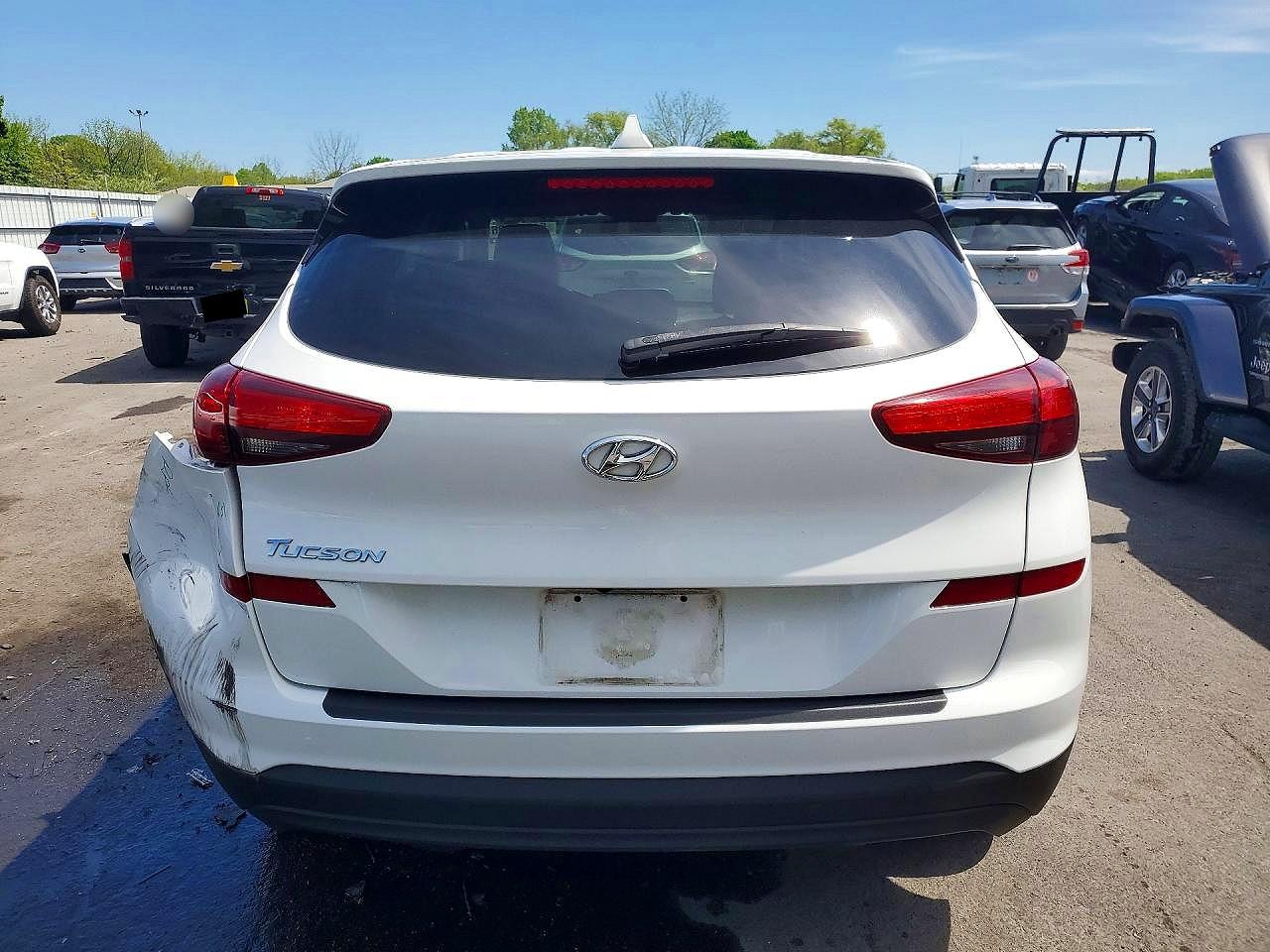 2020 Hyundai Tucson Se White vin: KM8J23A40LU258755