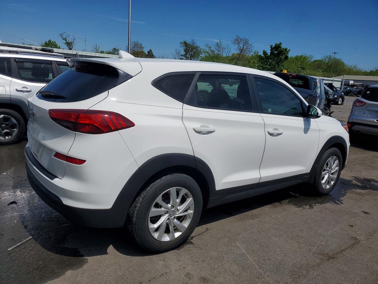 2020 Hyundai Tucson Se White vin: KM8J23A40LU258755