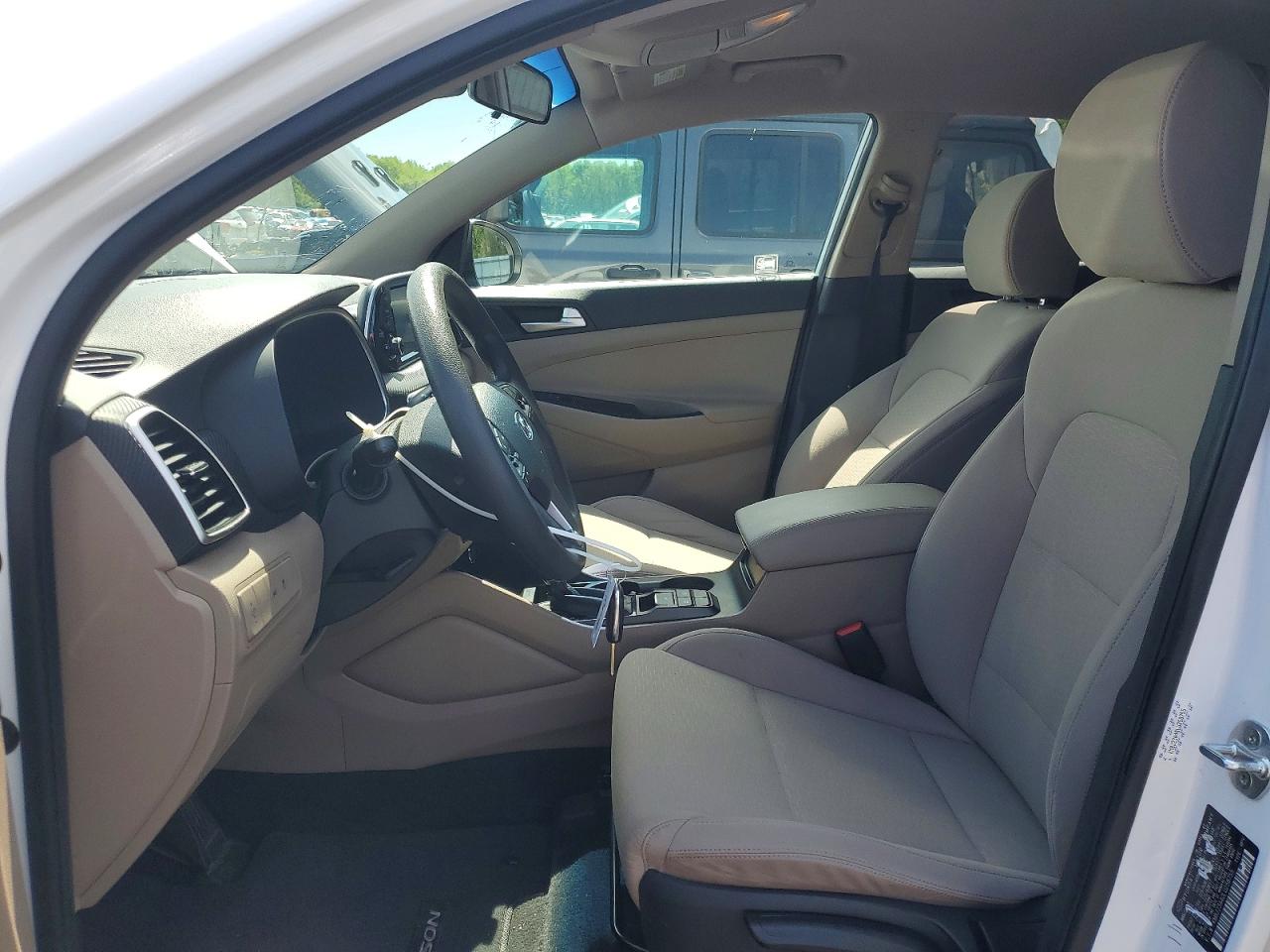 2020 Hyundai Tucson Se White vin: KM8J23A40LU258755