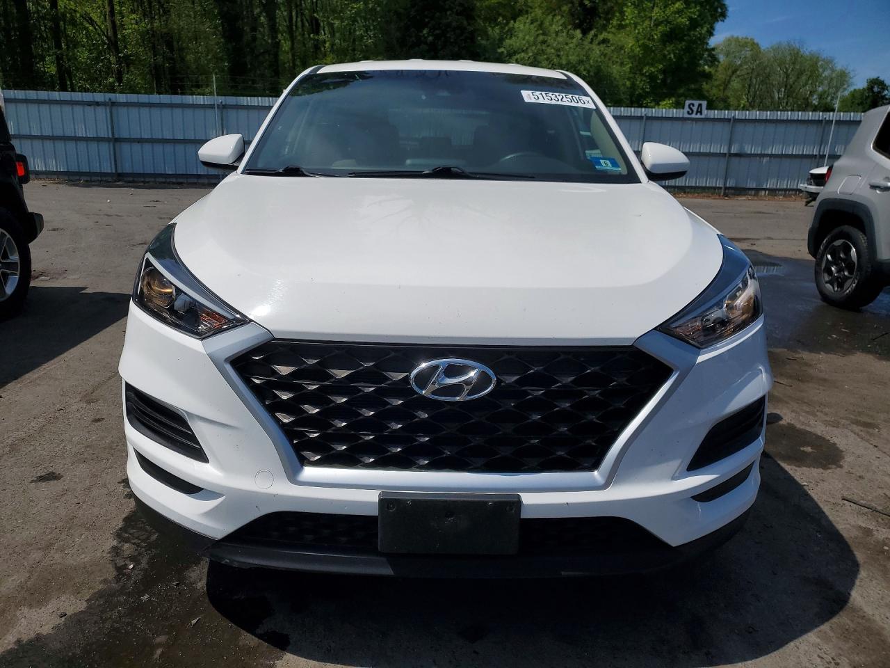 2020 Hyundai Tucson Se White vin: KM8J23A40LU258755