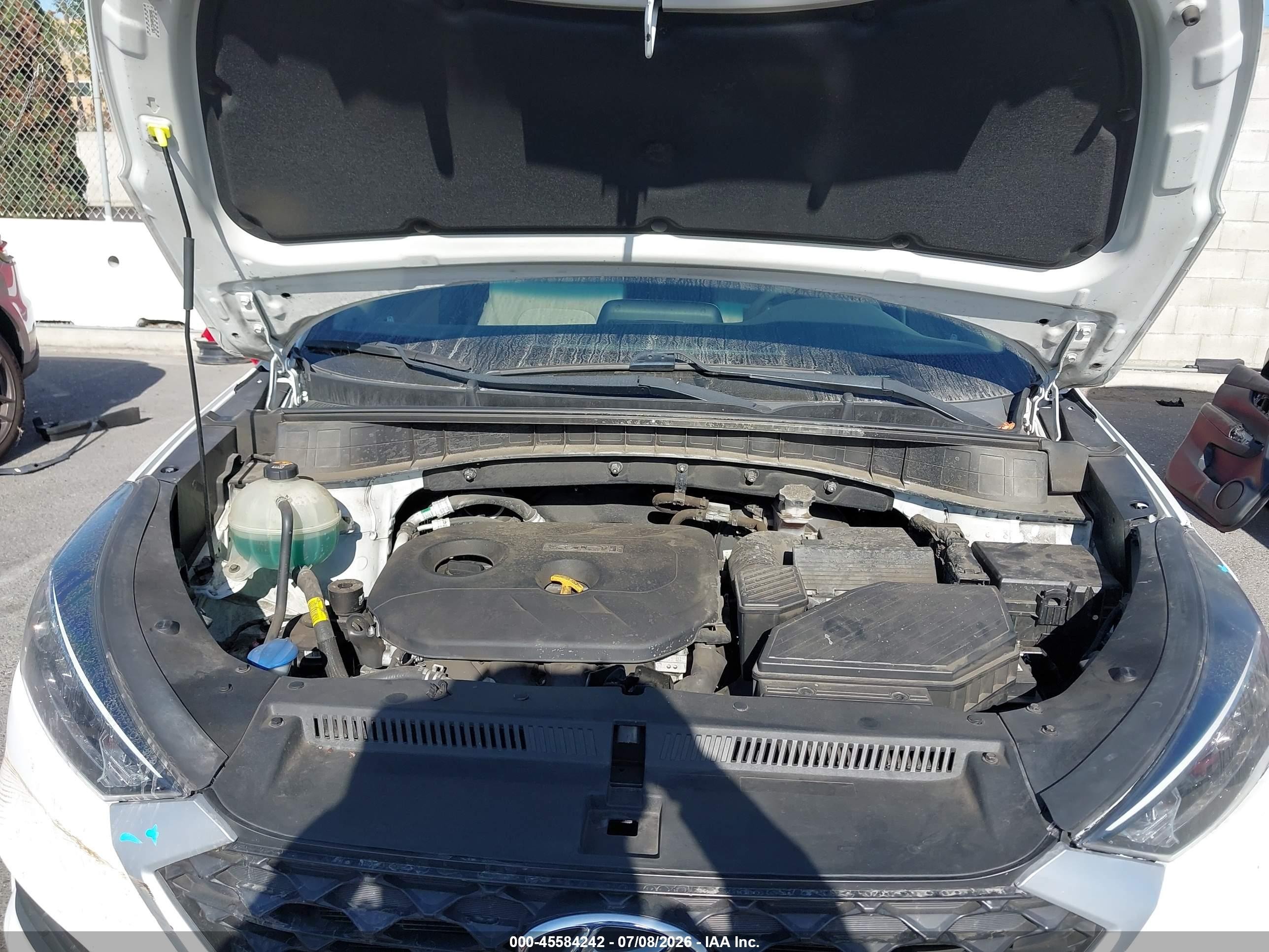 2021 Hyundai Tucson Se White vin: KM8J23A40MU303405